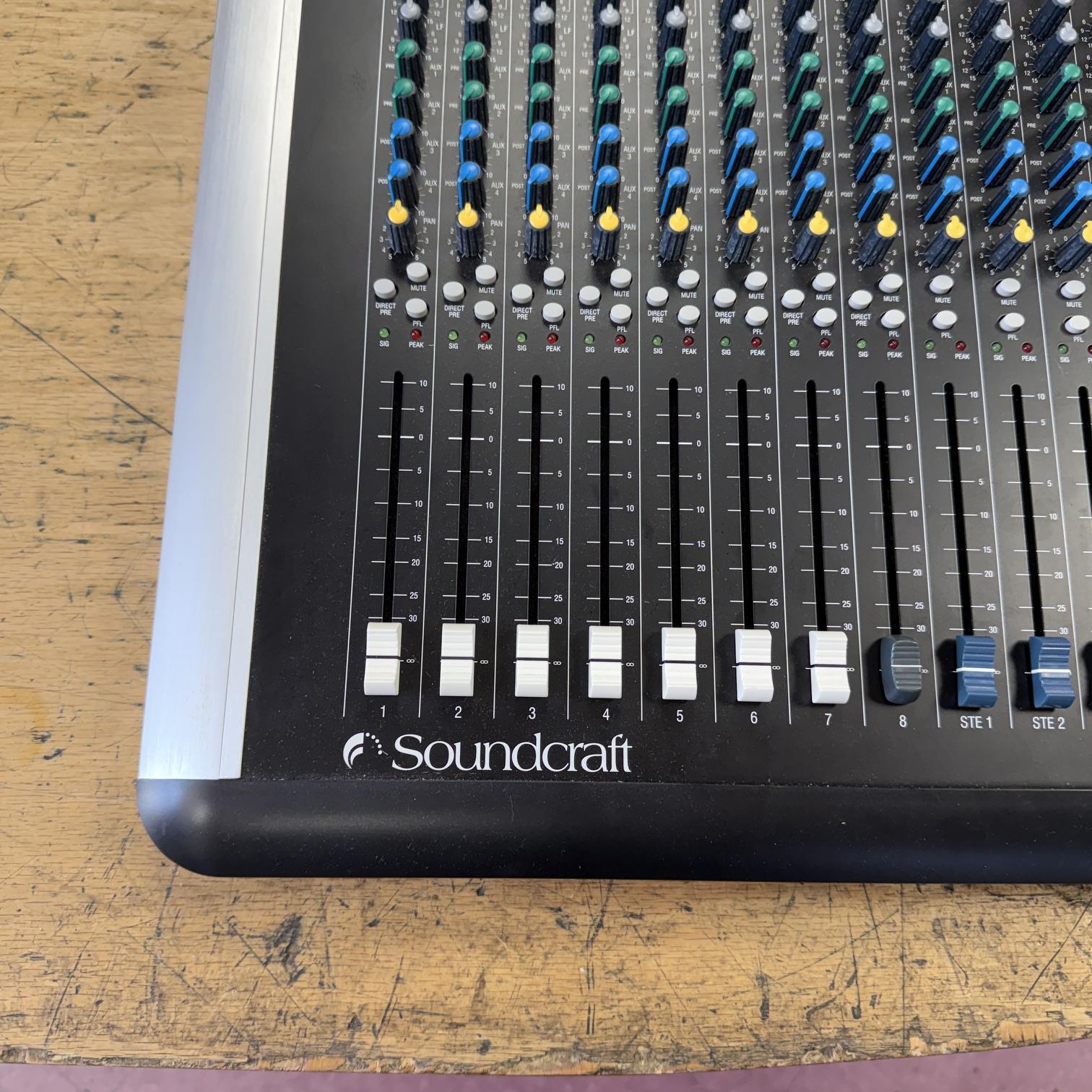 Used Soundcraft Spirit M8 Mixing Board 8-channel Mixer - Image 4