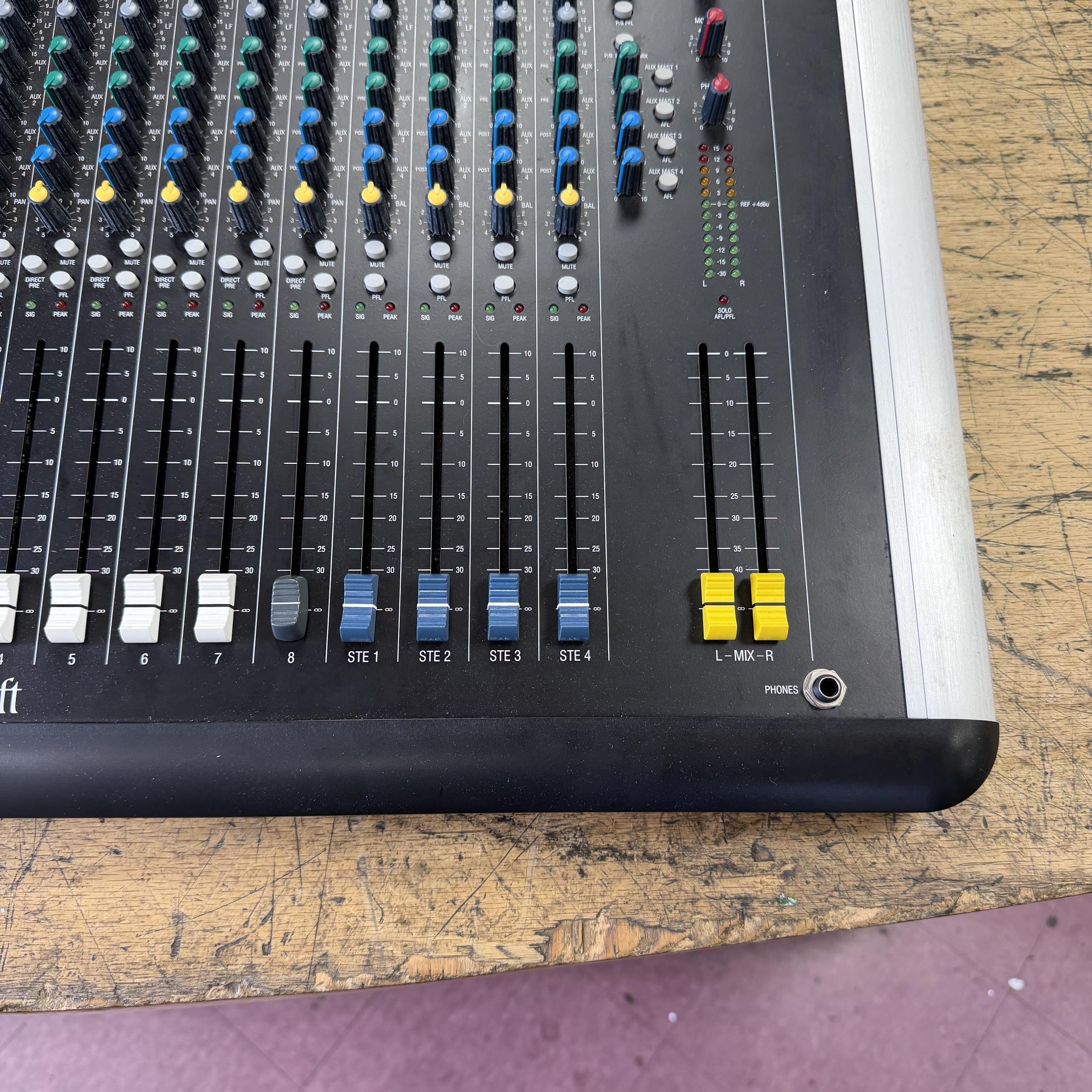 Used Soundcraft Spirit M8 Mixing Board 8-channel Mixer - Image 5