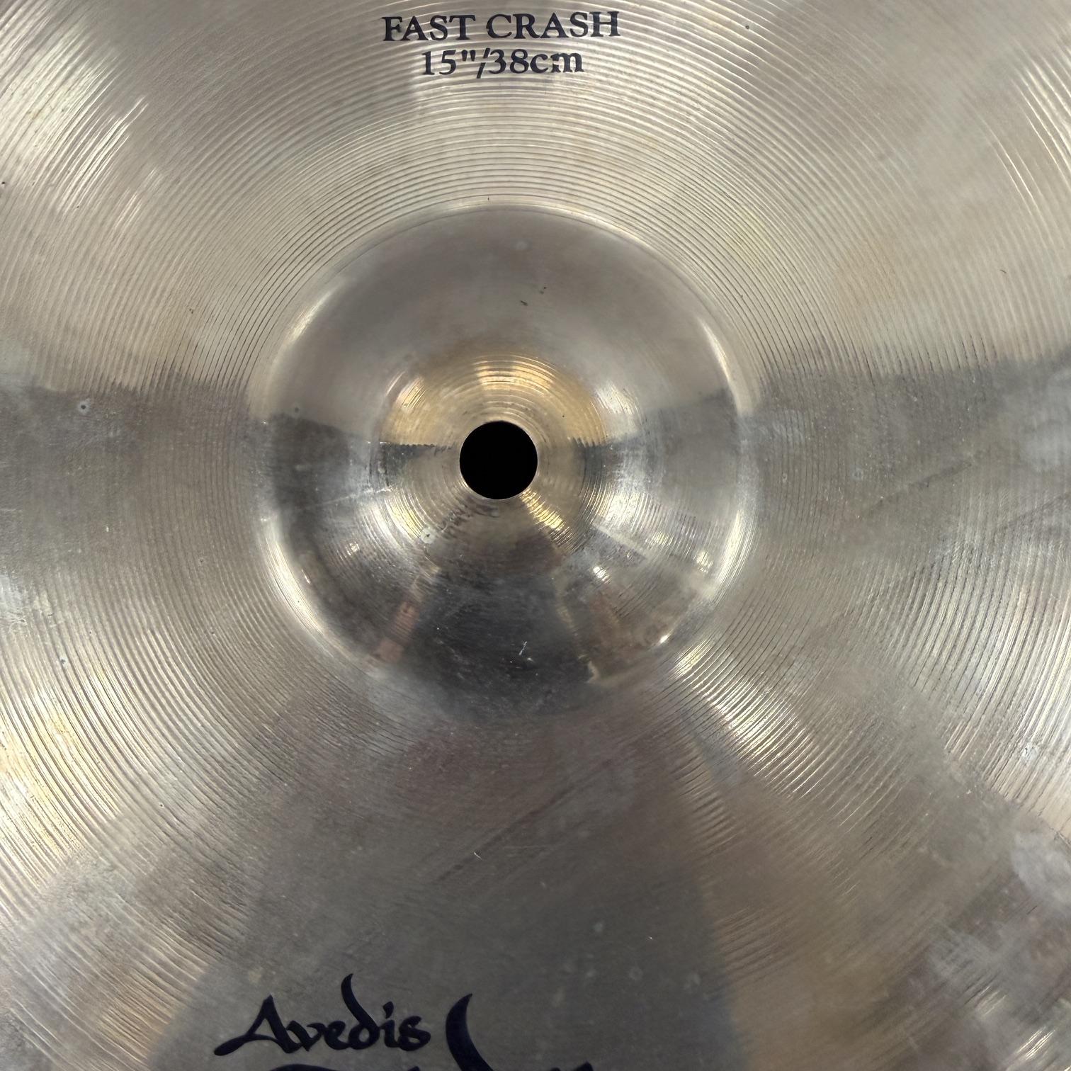 Used Zildjian A Custom 15" Fast Crash Cymbal 782 grams - Image 3