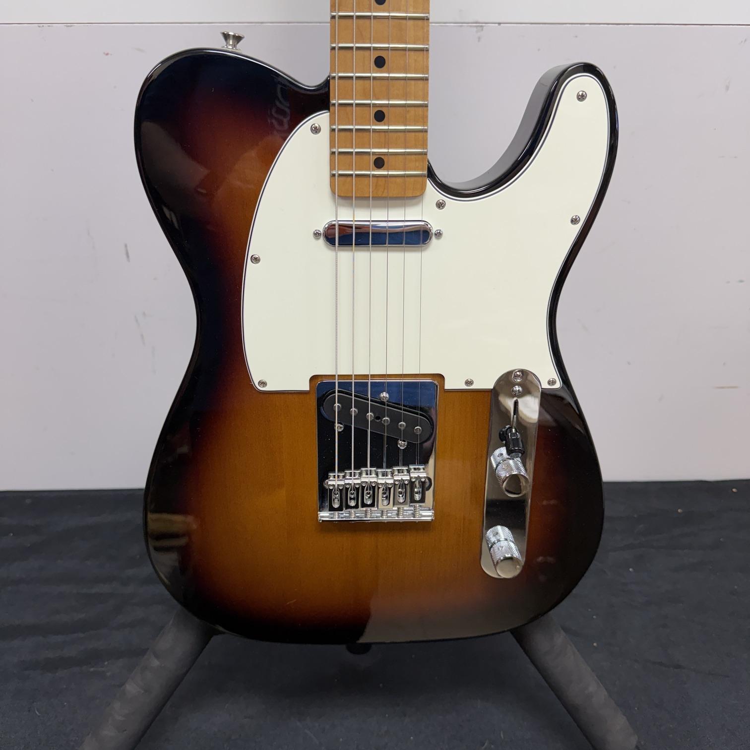 Used Fender Standard Tele Telecaster Electric Guitar with Case Made in Mexico 2013 Brown Sunburst - Image 7