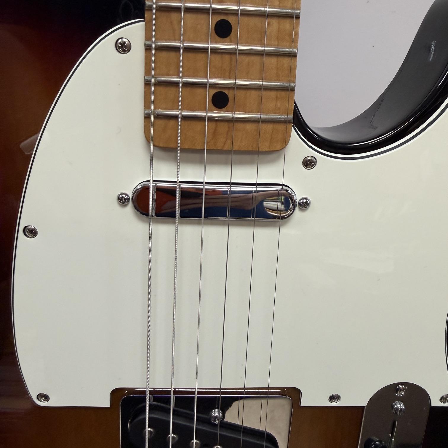 Used Fender Standard Tele Telecaster Electric Guitar with Case Made in Mexico 2013 Brown Sunburst - Image 8