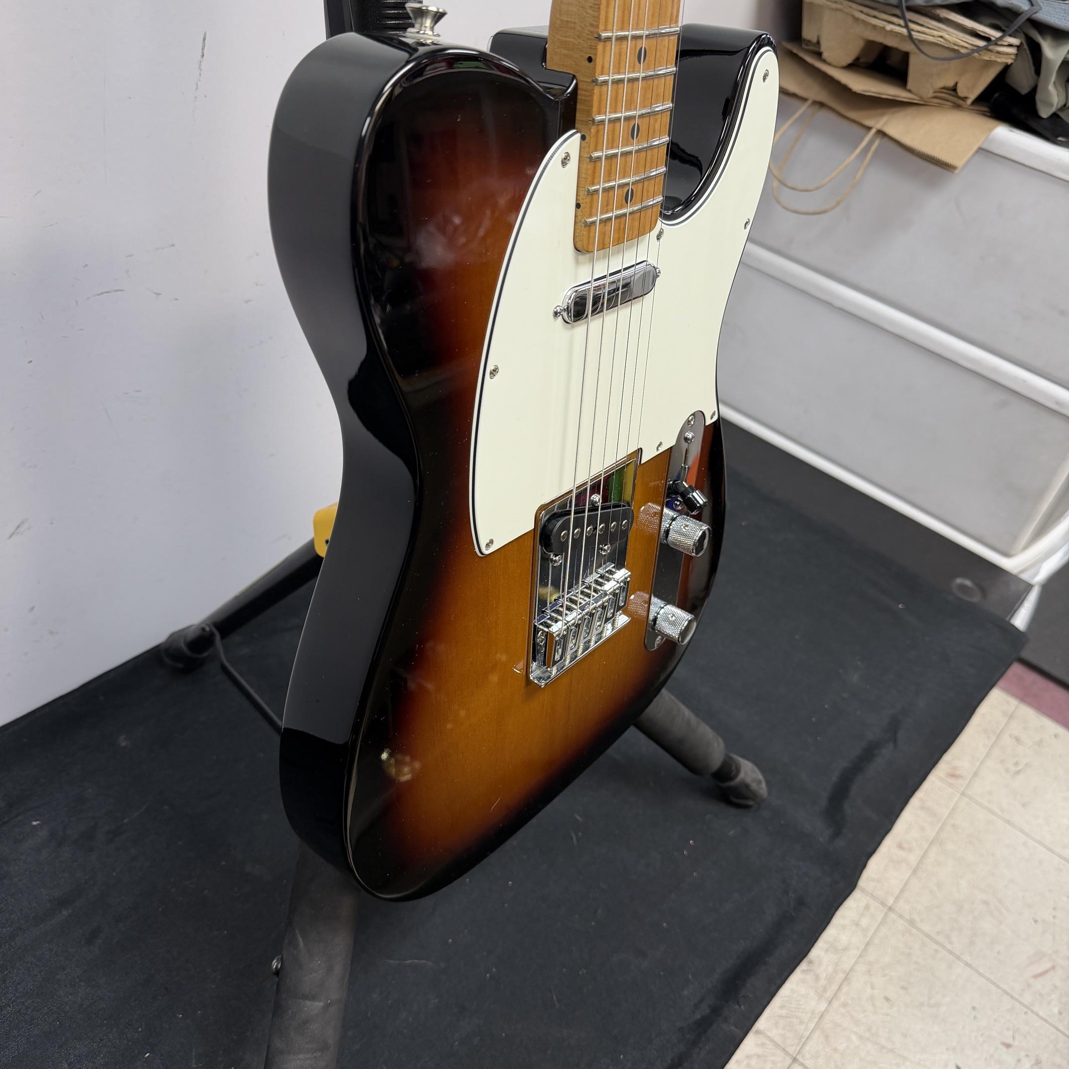 Used Fender Standard Tele Telecaster Electric Guitar with Case Made in Mexico 2013 Brown Sunburst - Image 10