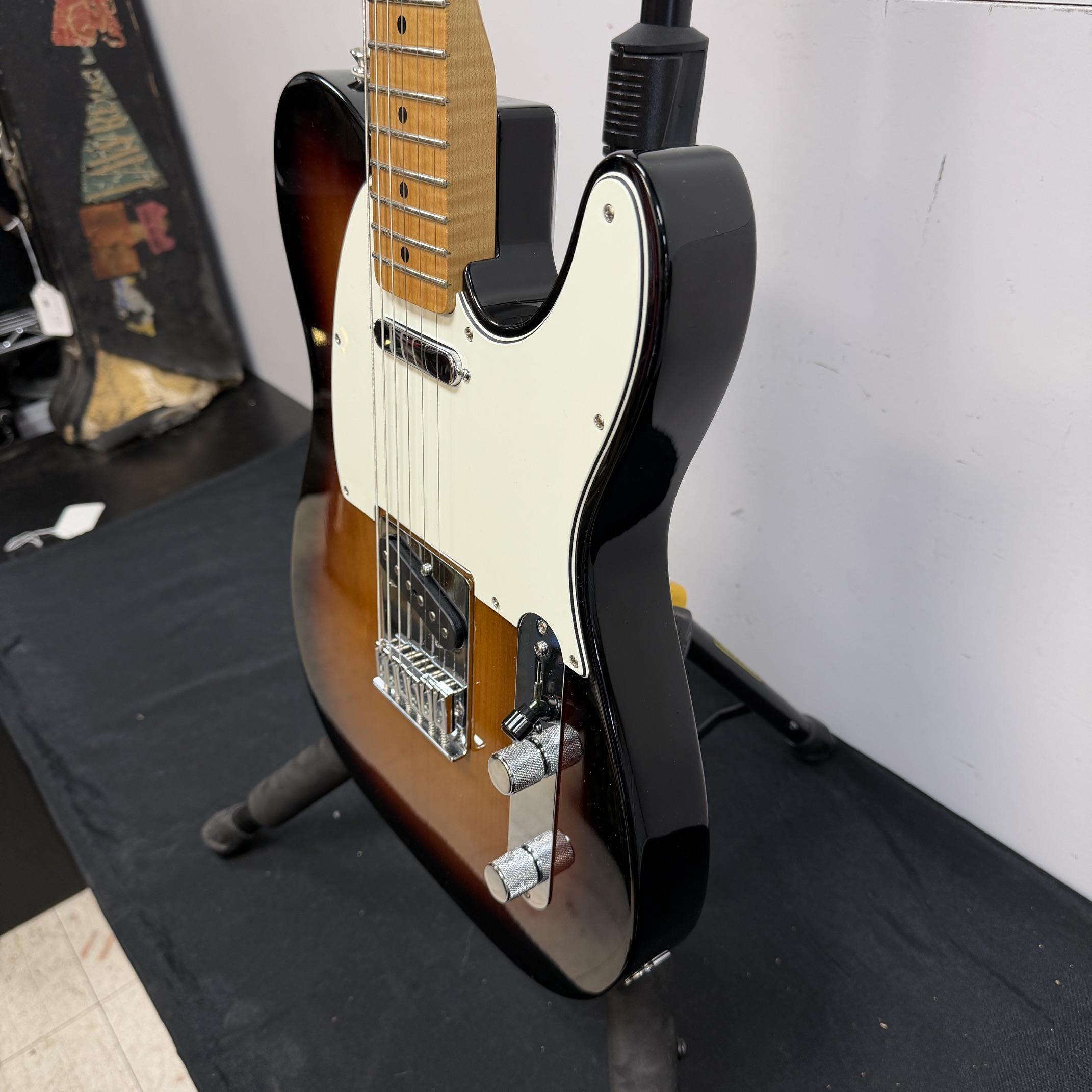Used Fender Standard Tele Telecaster Electric Guitar with Case Made in Mexico 2013 Brown Sunburst - Image 11