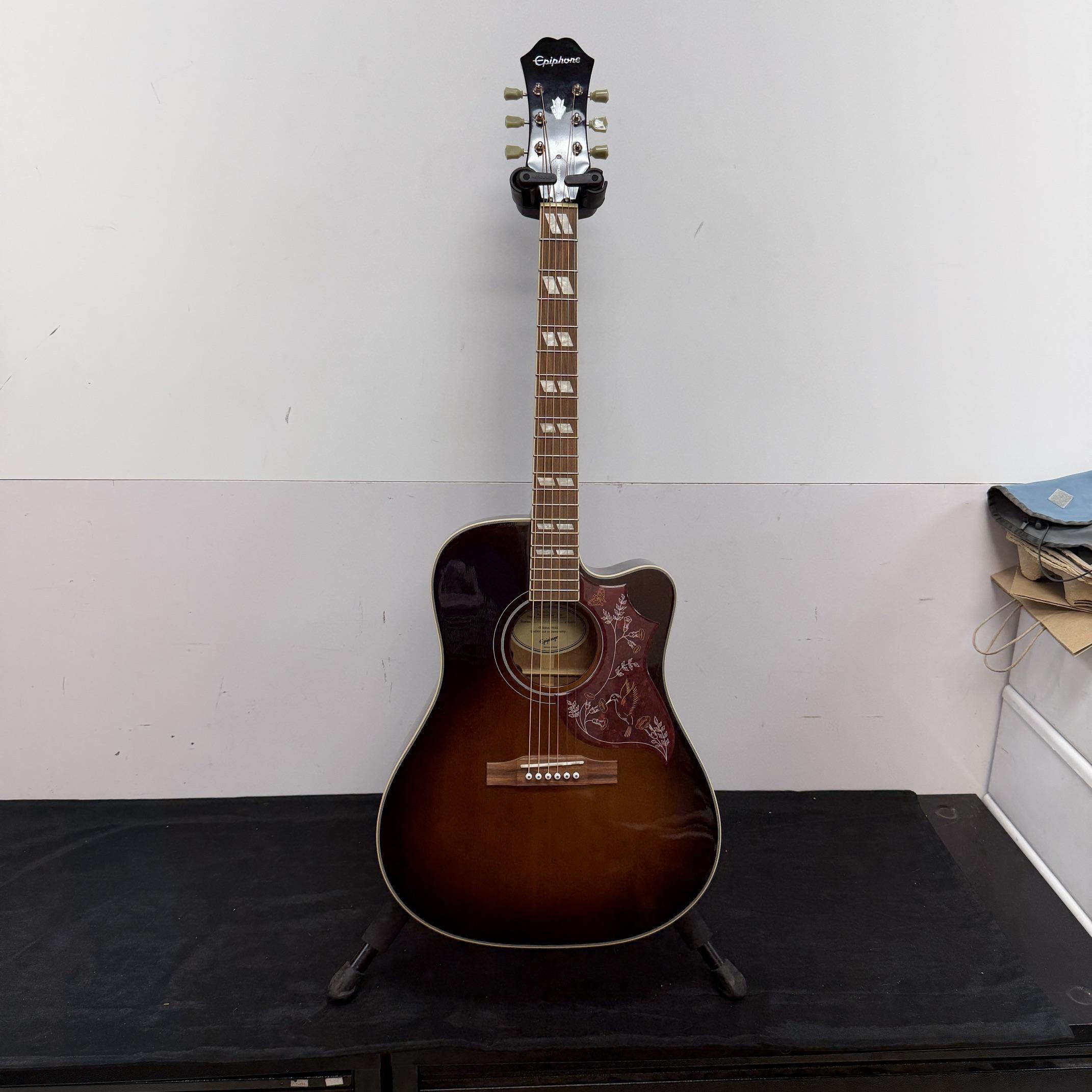 Used Epiphone Hummingbird Pro Acoustic Electric Guitar 2021