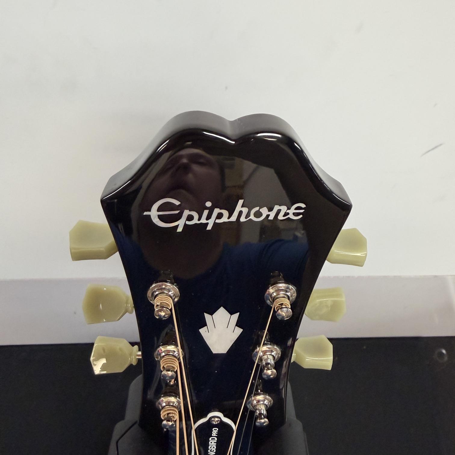 Used Epiphone Hummingbird Pro Acoustic Electric Guitar 2021 - Image 2