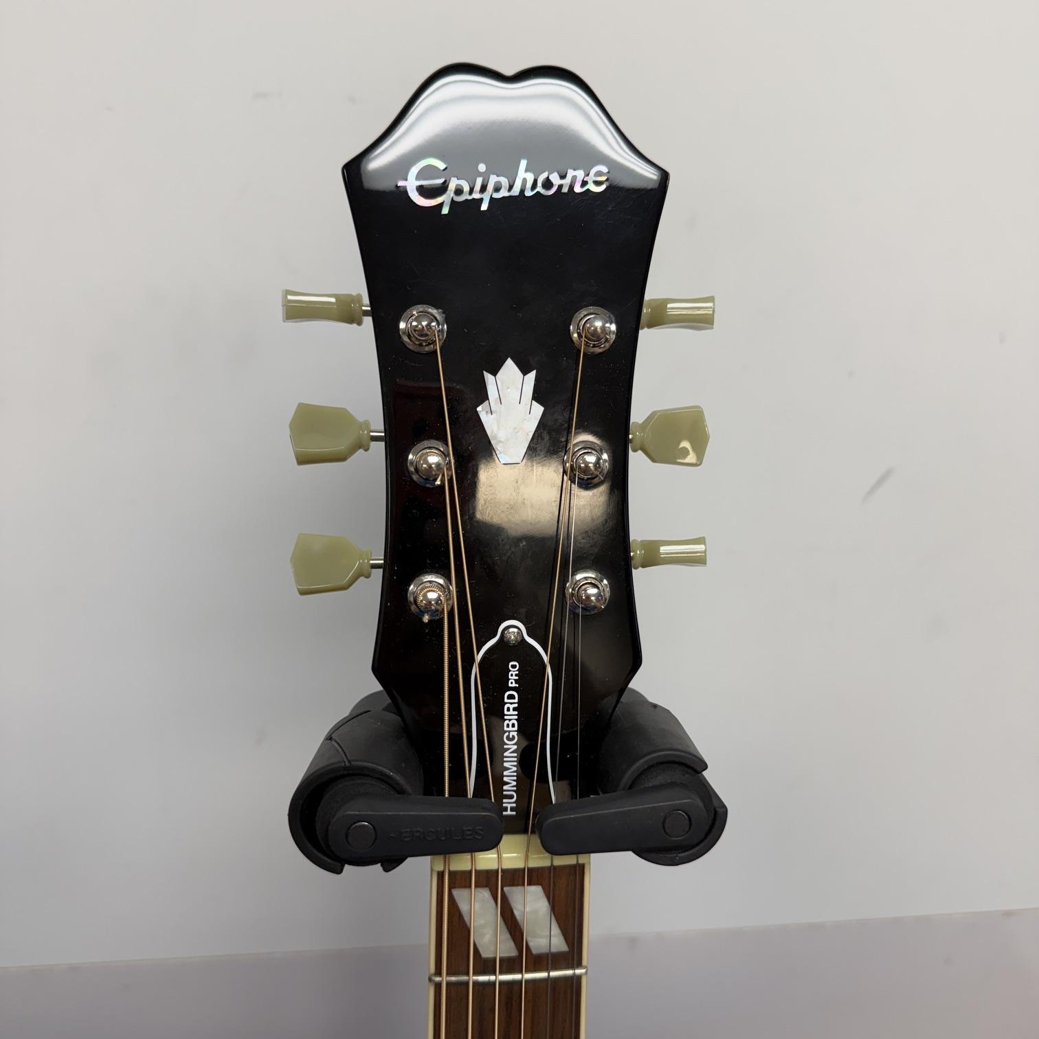 Used Epiphone Hummingbird Pro Acoustic Electric Guitar 2021 - Image 3