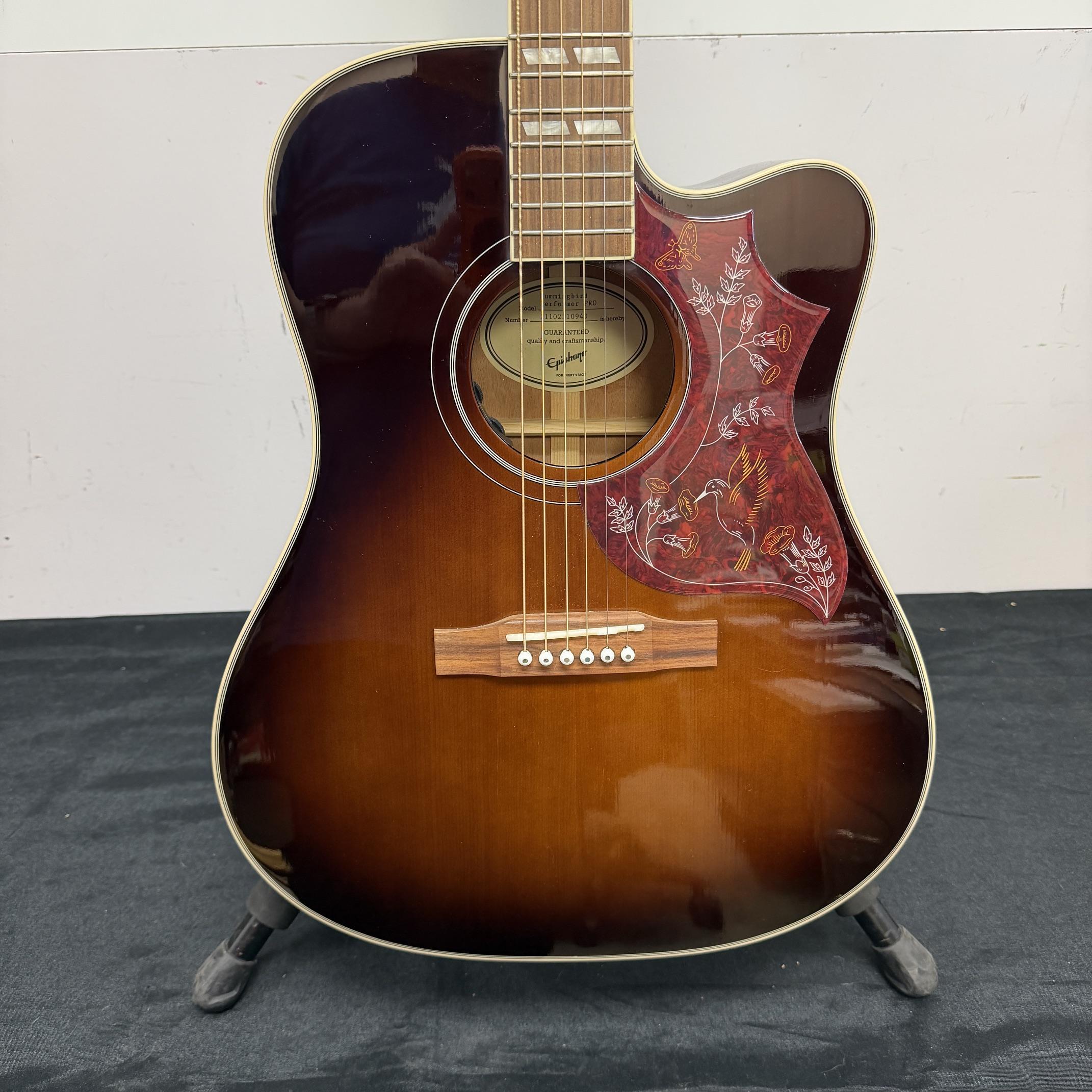 Used Epiphone Hummingbird Pro Acoustic Electric Guitar 2021 - Image 7