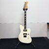 Used Fender JIM ROOT Signature JAZZMASTER V4 Ebony Polar White Electric Guitar with Original Case - Image 2