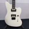 Used Fender JIM ROOT Signature JAZZMASTER V4 Ebony Polar White Electric Guitar with Original Case - Image 10