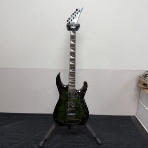 Used Jackson JS Series Dinky Arch Top JS32Q DKA Electric Guitar Transparent Green Burst