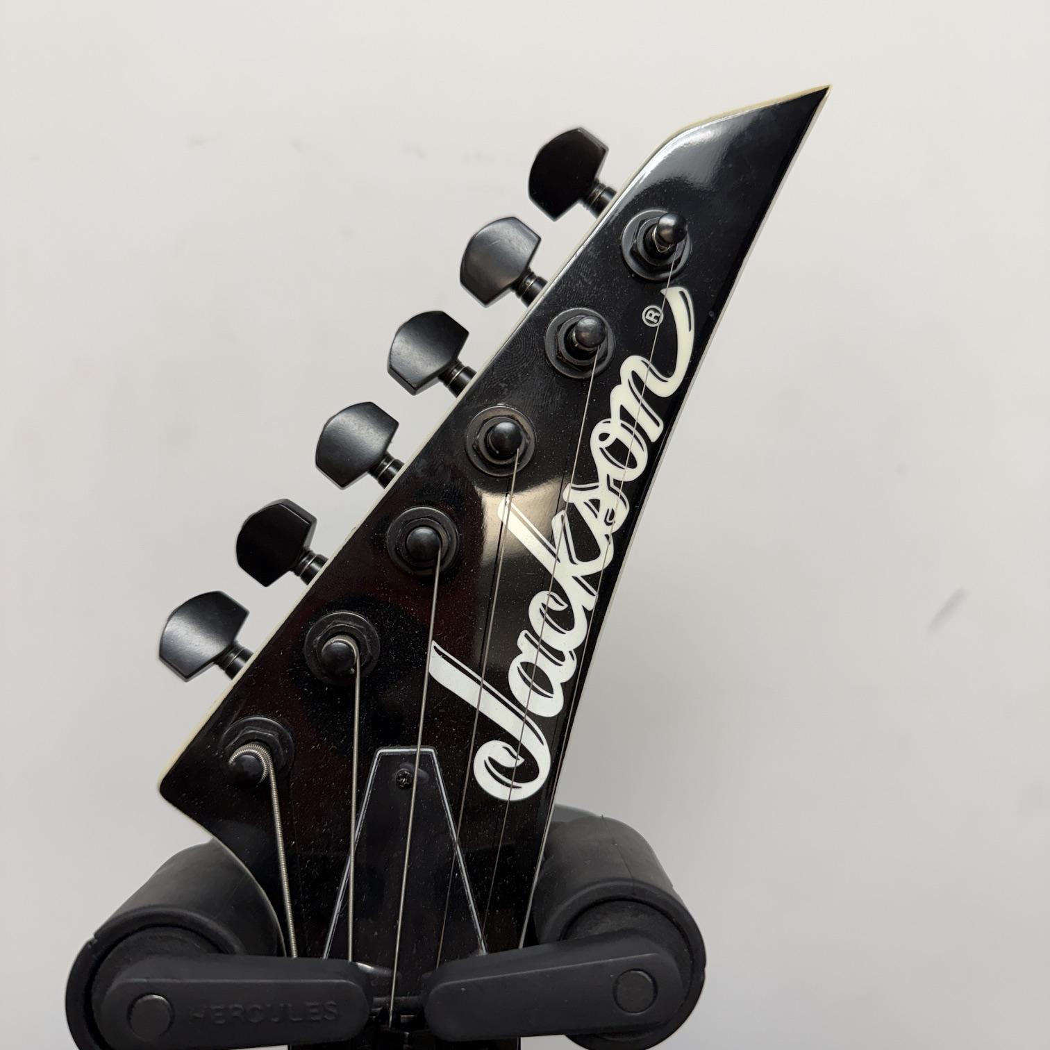 Used Jackson JS Series Dinky Arch Top JS32Q DKA Electric Guitar Transparent Green Burst - Image 3