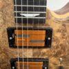 Used TARIO Maple Burl 6-String Electric Guitar with Lace Alumitone Humbucker Pickups Molten Orange - Image 7