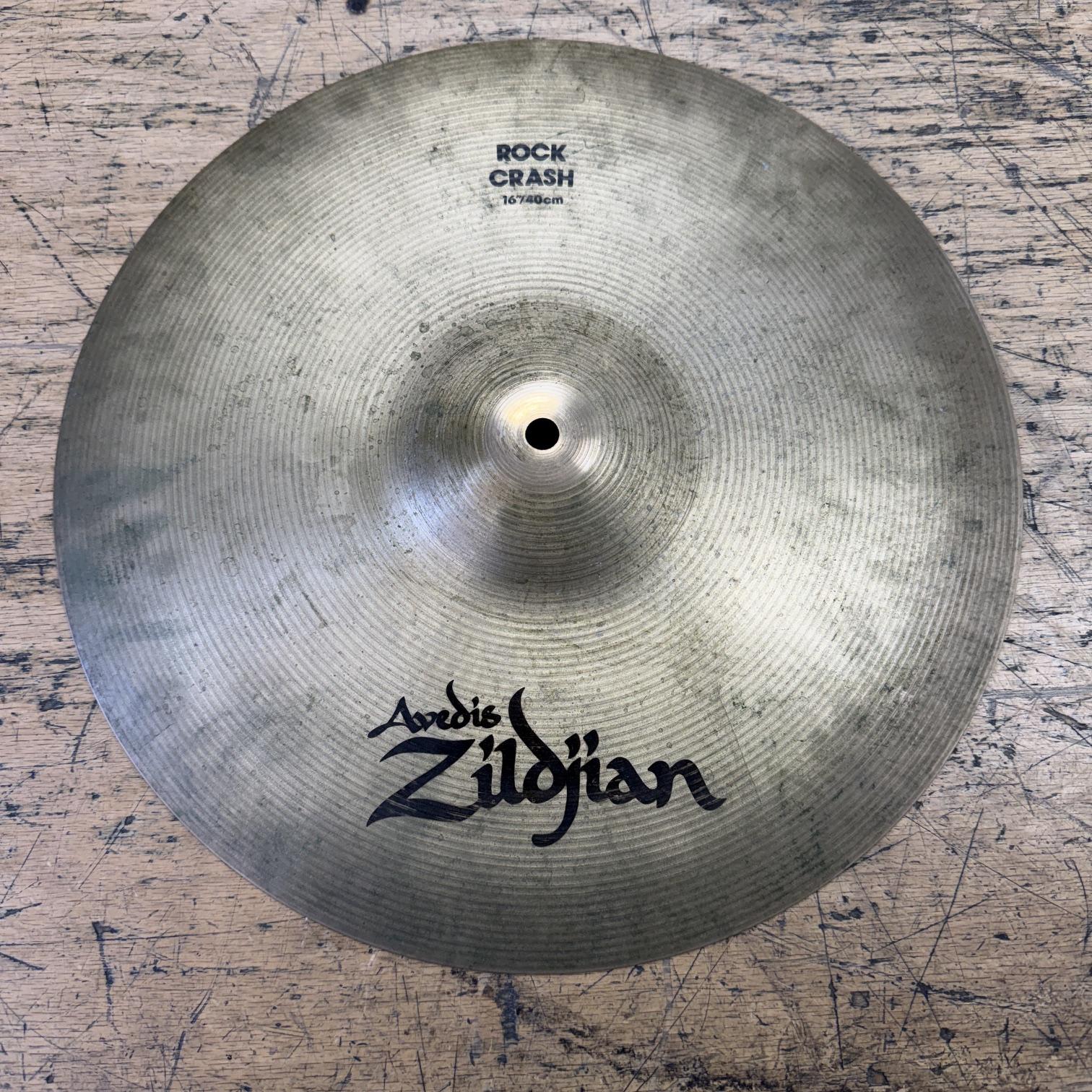 Used Zildjian A Avedis 16" Rock Crash Cymbal 1388 grams