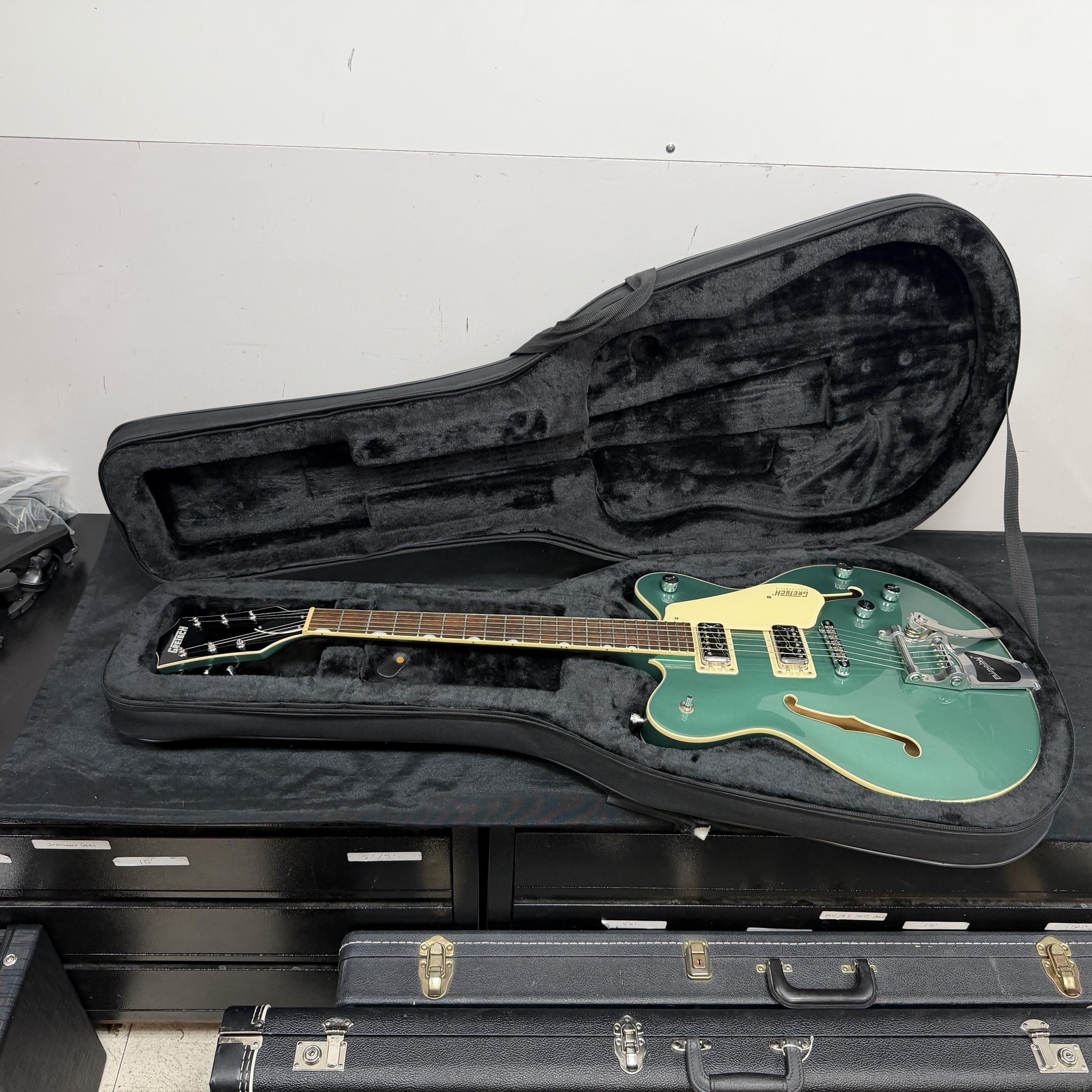 Used Gretsch Guitars G5622T Electromatic Center Block Double-Cut with Bigsby Semi Hollowbody Electric Guitar Made in Korea with Case 2017 Georgia Green