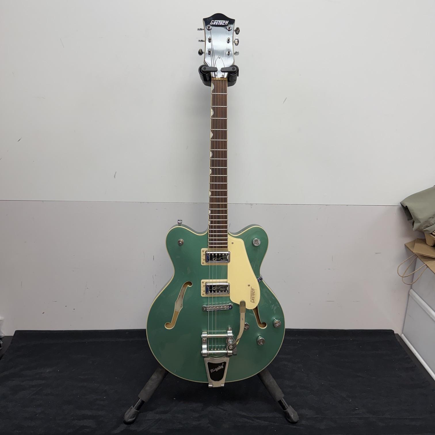 Used Gretsch Guitars G5622T Electromatic Center Block Double-Cut with Bigsby Semi Hollowbody Electric Guitar Made in Korea with Case 2017 Georgia Green - Image 2