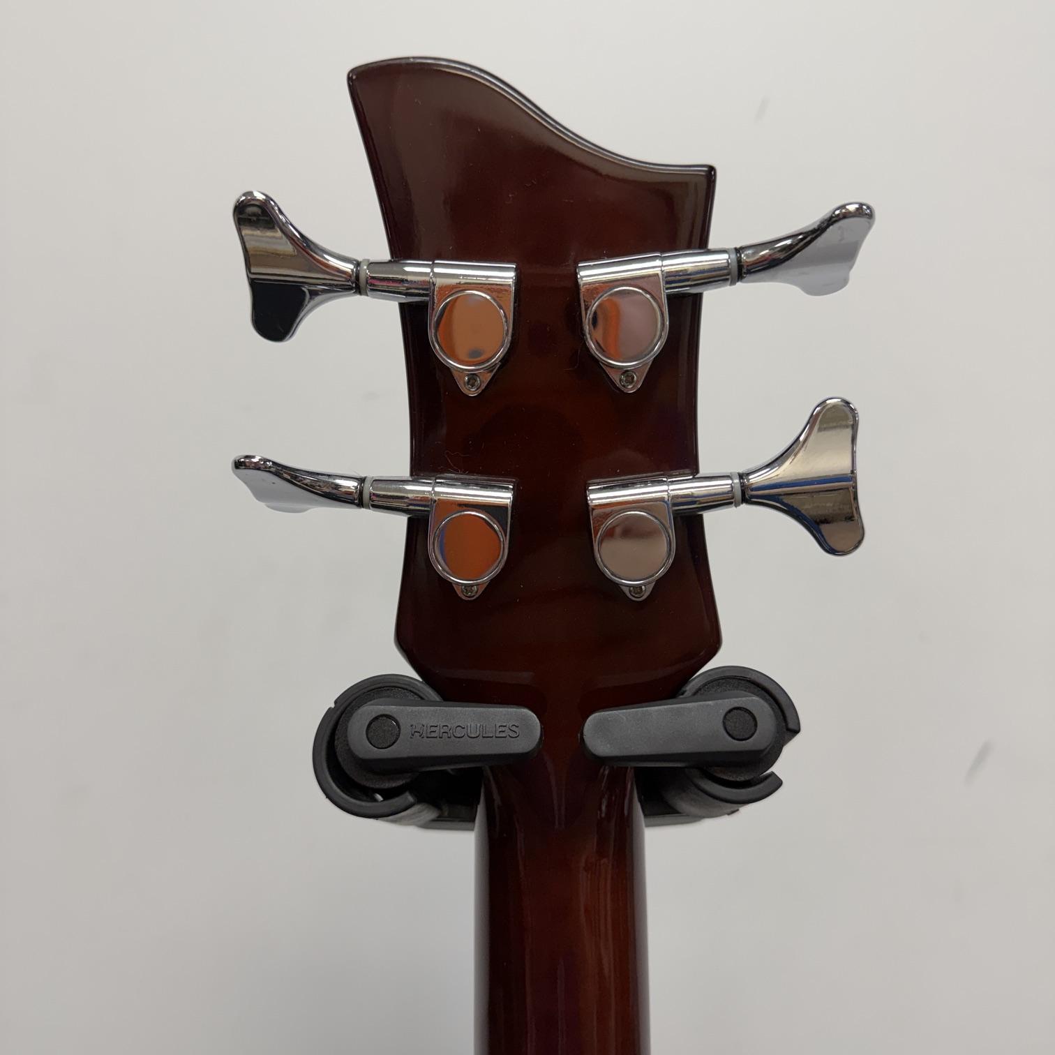 Used Jay Turser JTB-2B 4-String Semi-Hollow Body Electric Bass Guitar with Case - Image 16