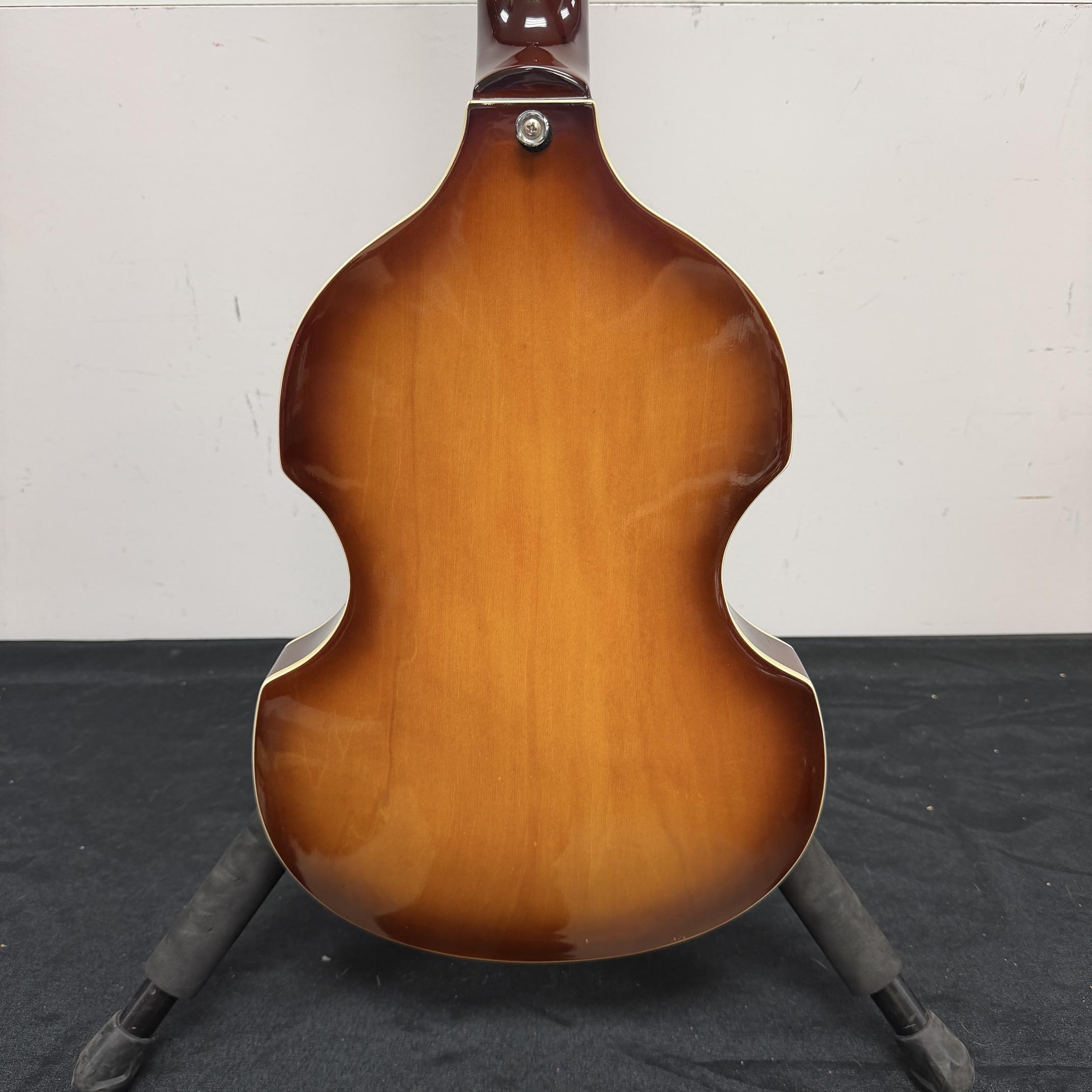 Used Jay Turser JTB-2B 4-String Semi-Hollow Body Electric Bass Guitar with Case - Image 20