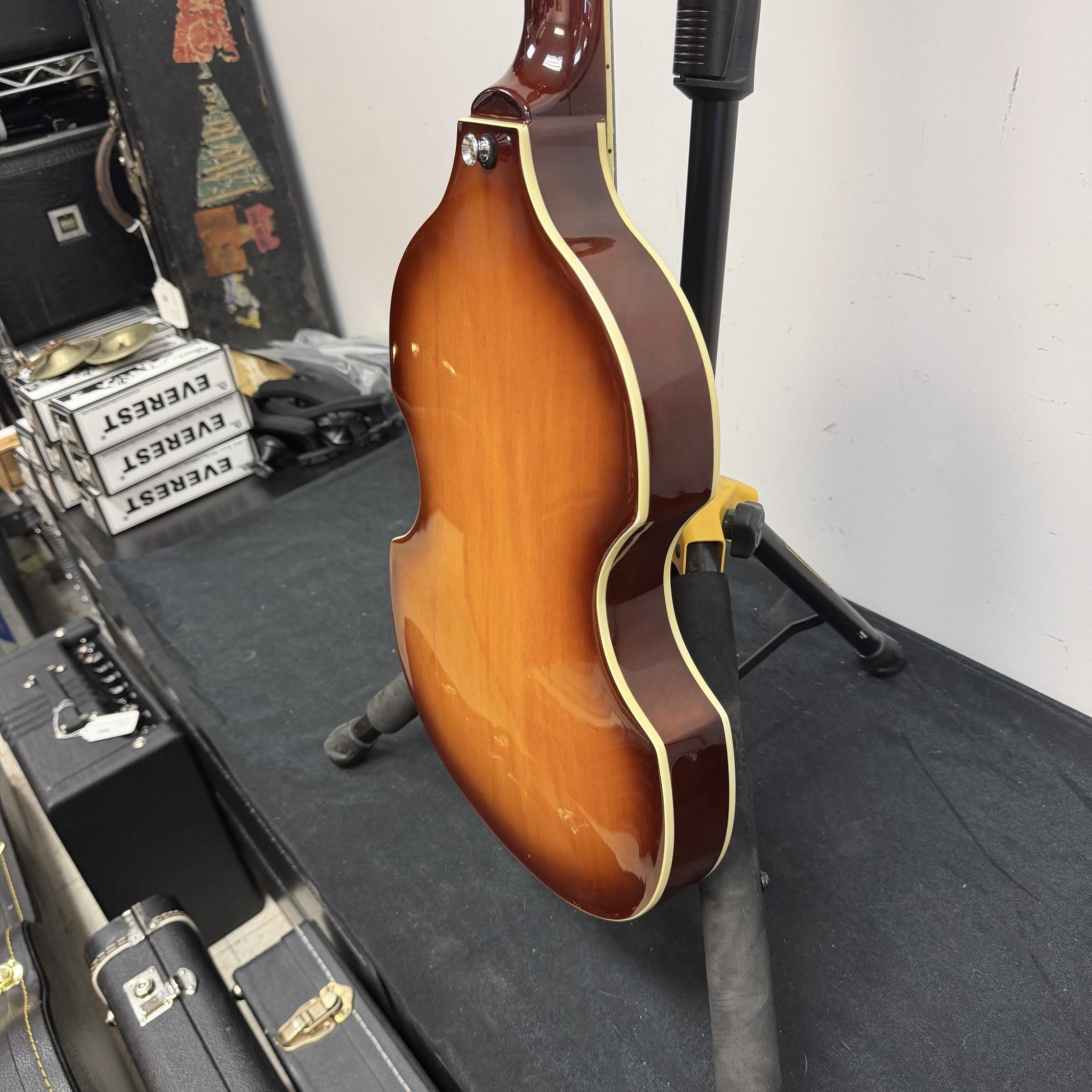 Used Jay Turser JTB-2B 4-String Semi-Hollow Body Electric Bass Guitar with Case - Image 22