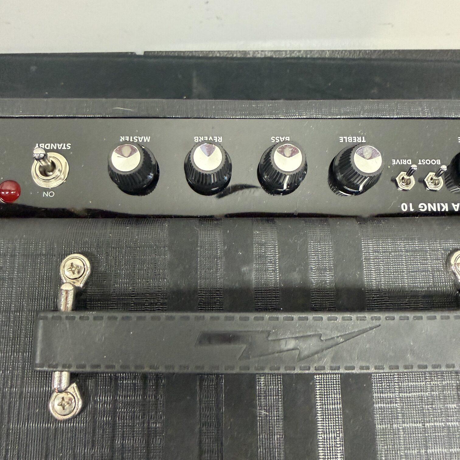 Used Supro 1820R Delta King 10 1x10 5W Tube Guitar Combo Amp Regular Black with Manual - Image 4