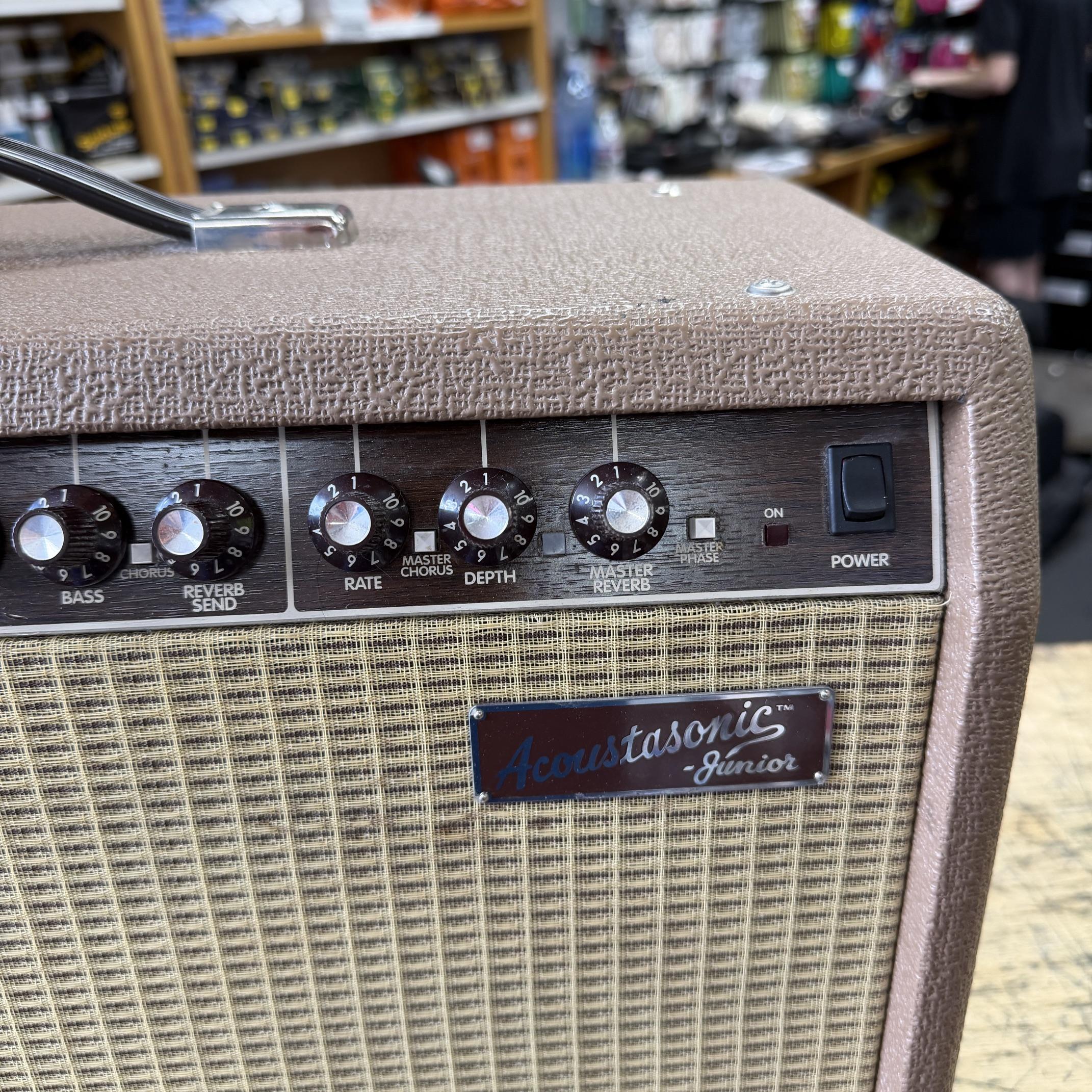 Used Fender Acoustasonic Junior Guitar Amp Amplifier - Image 4