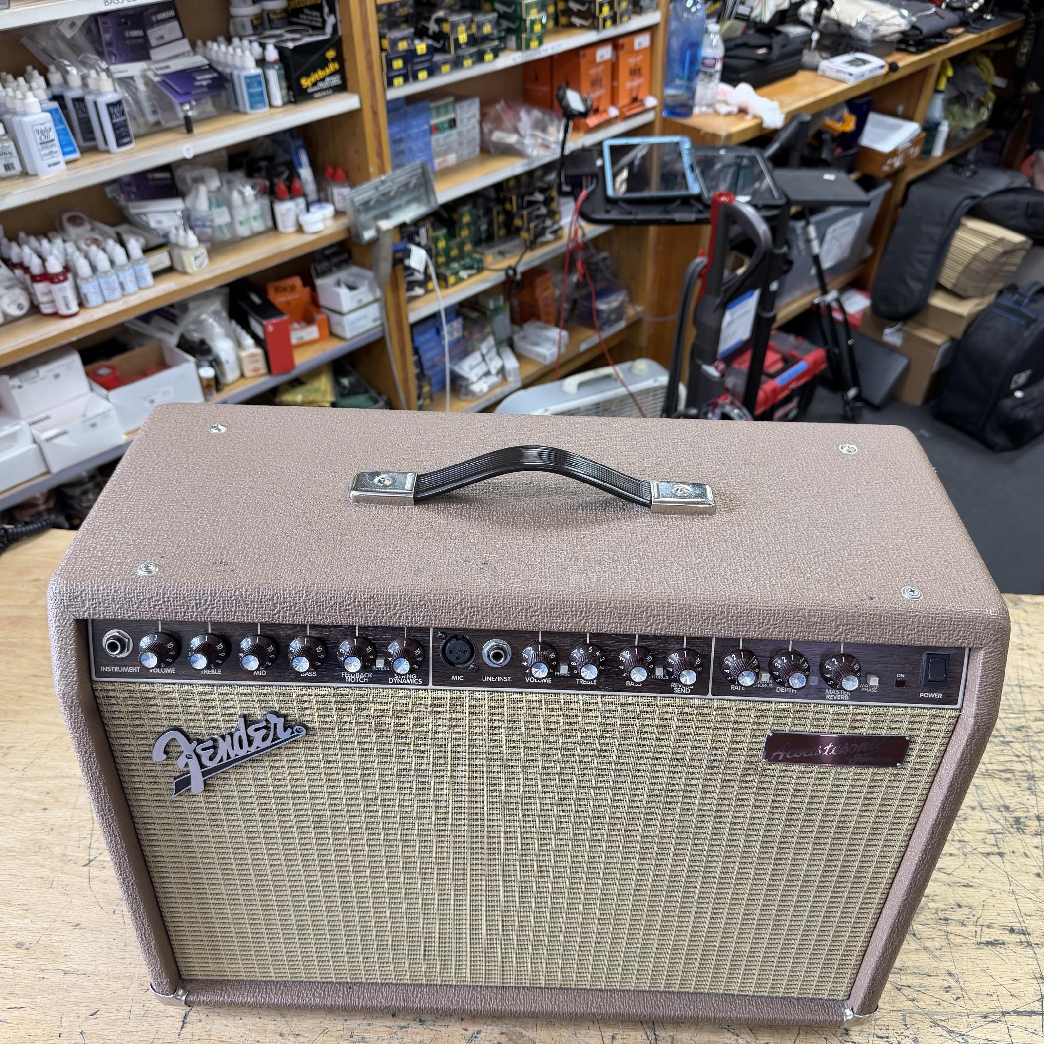 Used Fender Acoustasonic Junior Guitar Amp Amplifier - Image 5