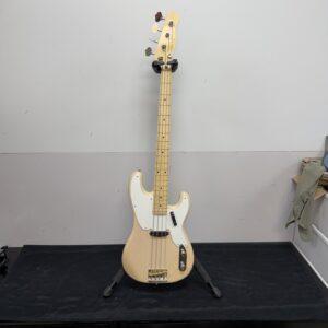 Used Squier Classic Vibe 50's Precision P Bass Electric Bass Guitar White Blonde 2019