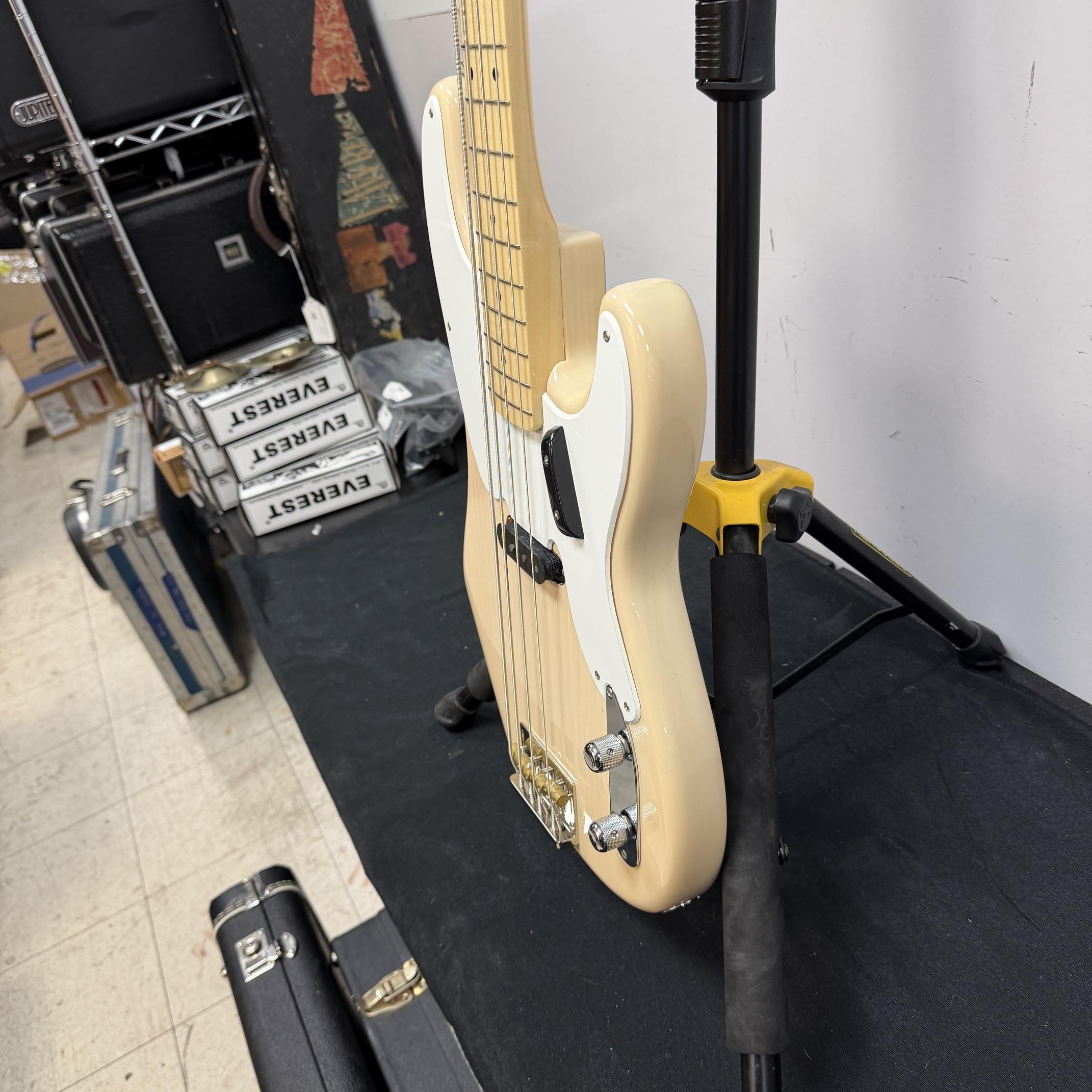 Used Squier Classic Vibe 50's Precision P Bass Electric Bass Guitar White Blonde 2019 - Image 11