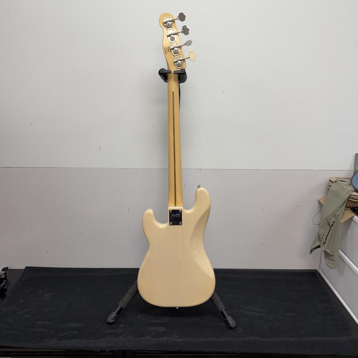 Used Squier Classic Vibe 50's Precision P Bass Electric Bass Guitar White Blonde 2019 - Image 12