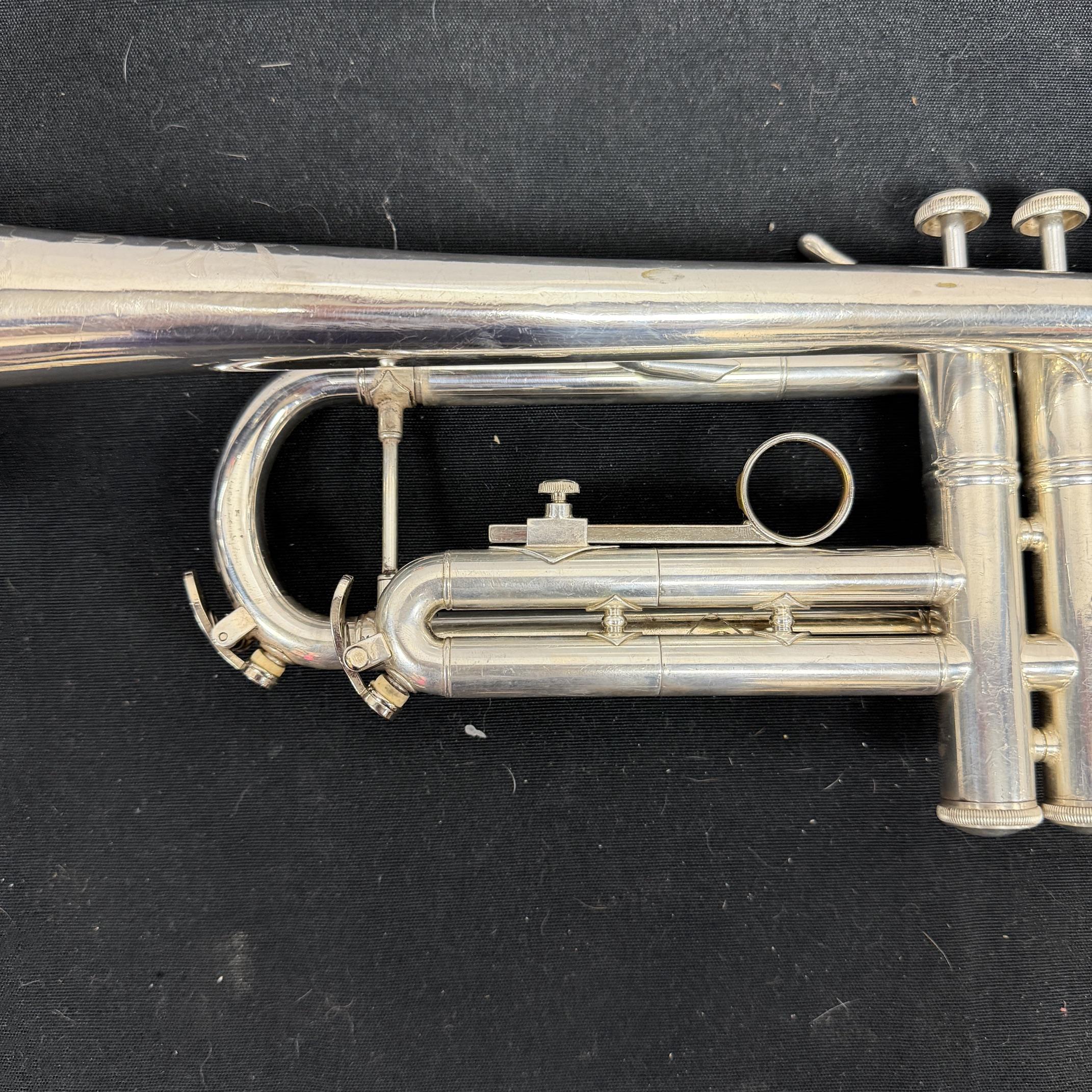Used Bach TR-200 Silver Bb Trumpet with Pro Tec Case Just Serviced - Image 13