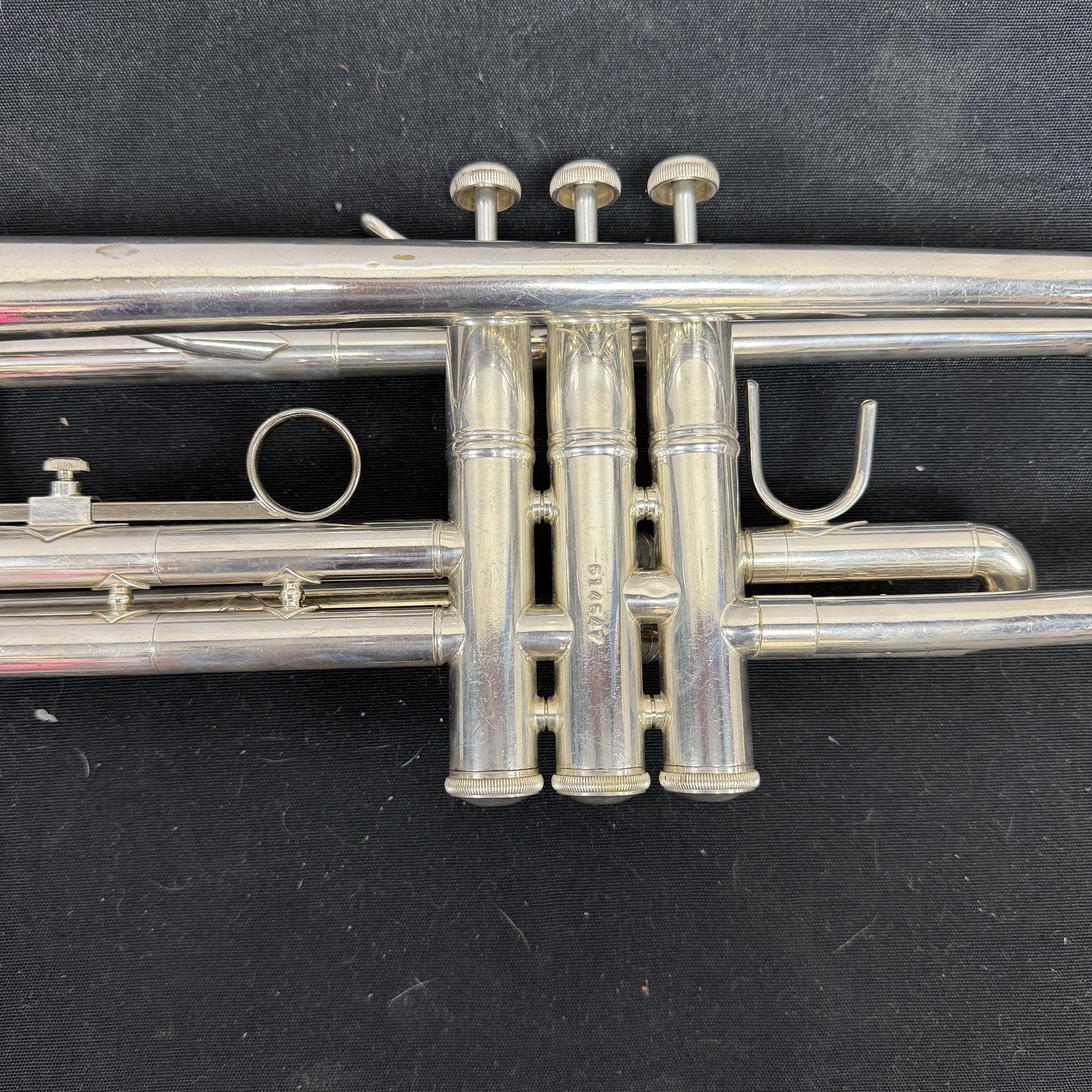 Used Bach TR-200 Silver Bb Trumpet with Pro Tec Case Just Serviced - Image 14