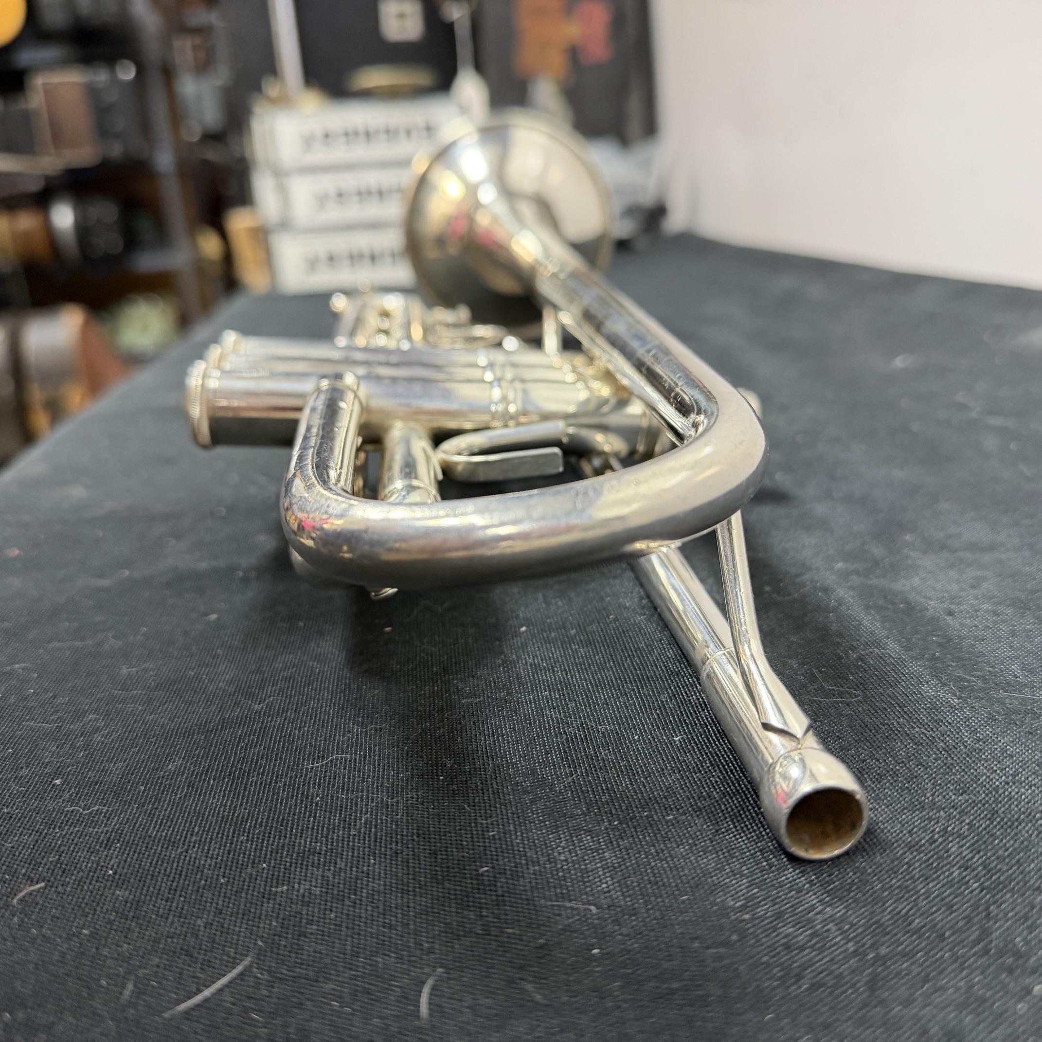 Used Bach TR-200 Silver Bb Trumpet with Pro Tec Case Just Serviced - Image 16