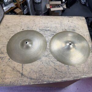 Vintage Zildjian Avedis A 14" Hi Hat Cymbals