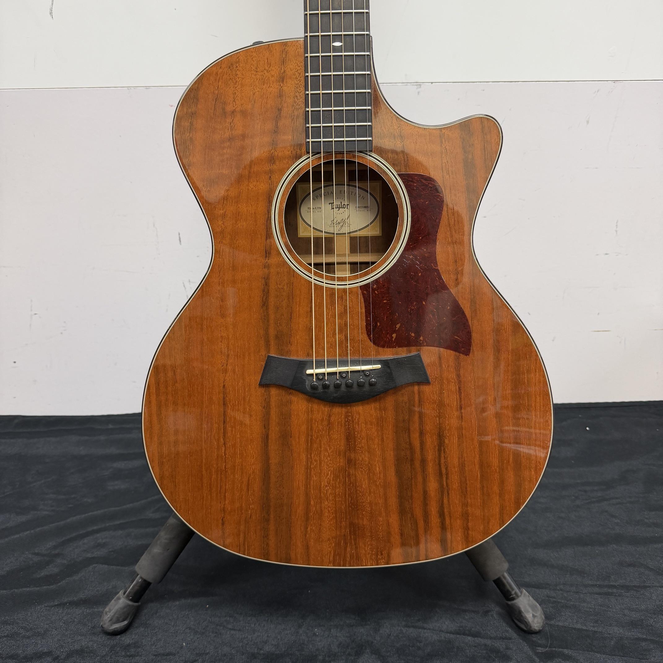 Used Taylor 524ce LTD Special Edition Koa Grand Auditorium Acoustic Electric Guitar with Case Made in the USA - Image 7