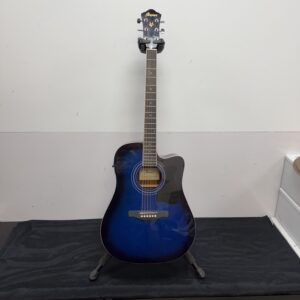 Used Ibanez V70CE-TBS Acoustic Electric Guitar Transparent Blue Sunburst