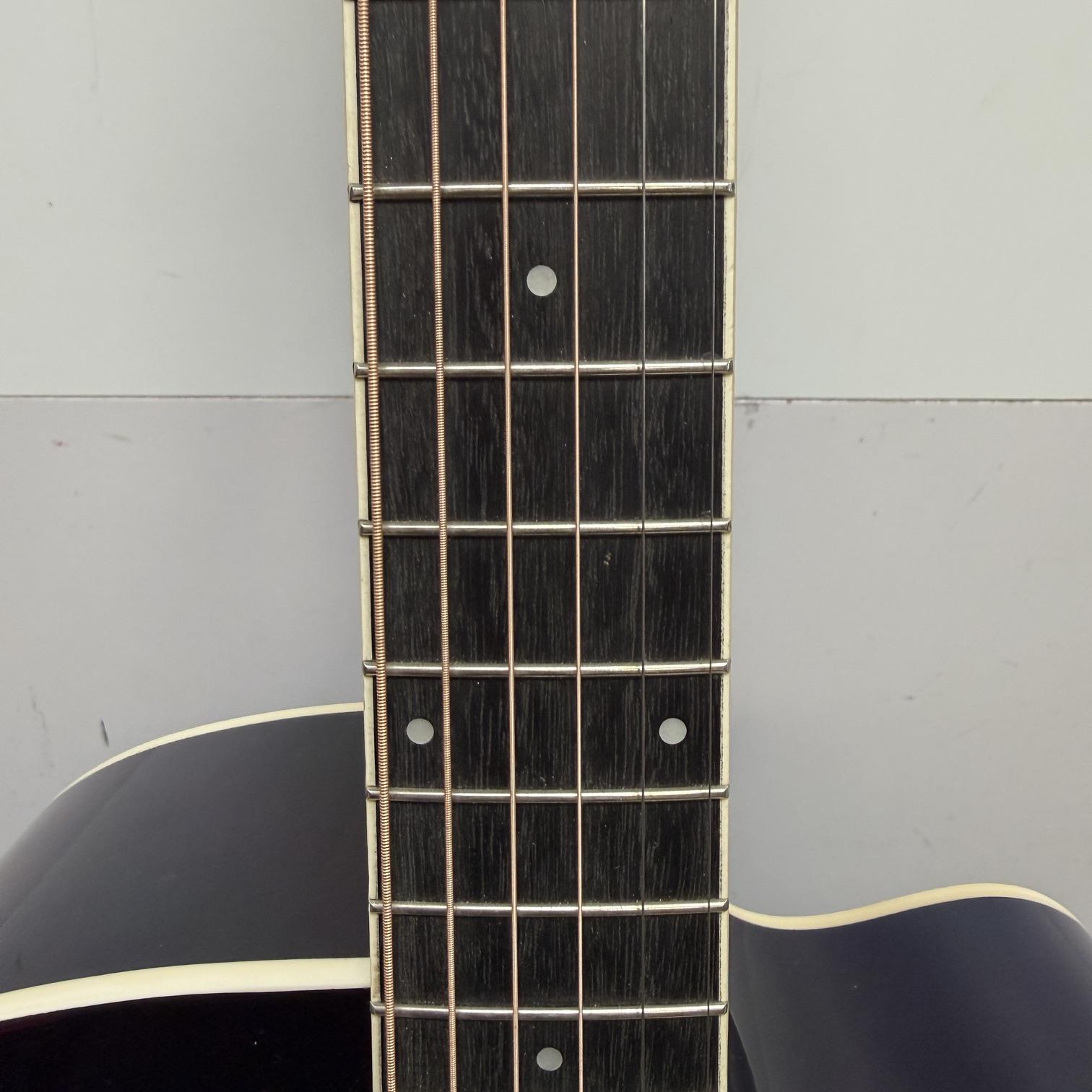 Used Ibanez V70CE-TBS Acoustic Electric Guitar Transparent Blue Sunburst - Image 6