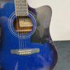 Used Ibanez V70CE-TBS Acoustic Electric Guitar Transparent Blue Sunburst - Image 10