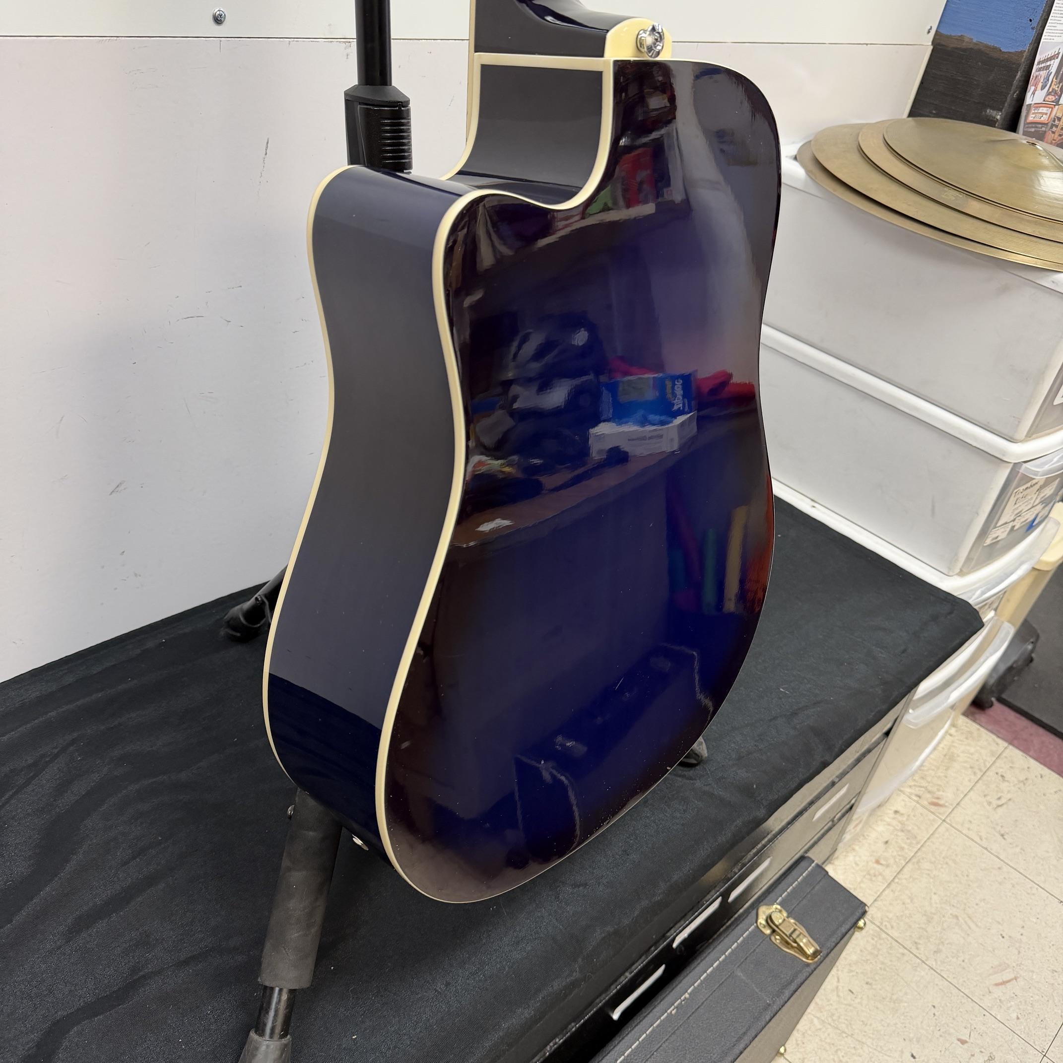 Used Ibanez V70CE-TBS Acoustic Electric Guitar Transparent Blue Sunburst - Image 20