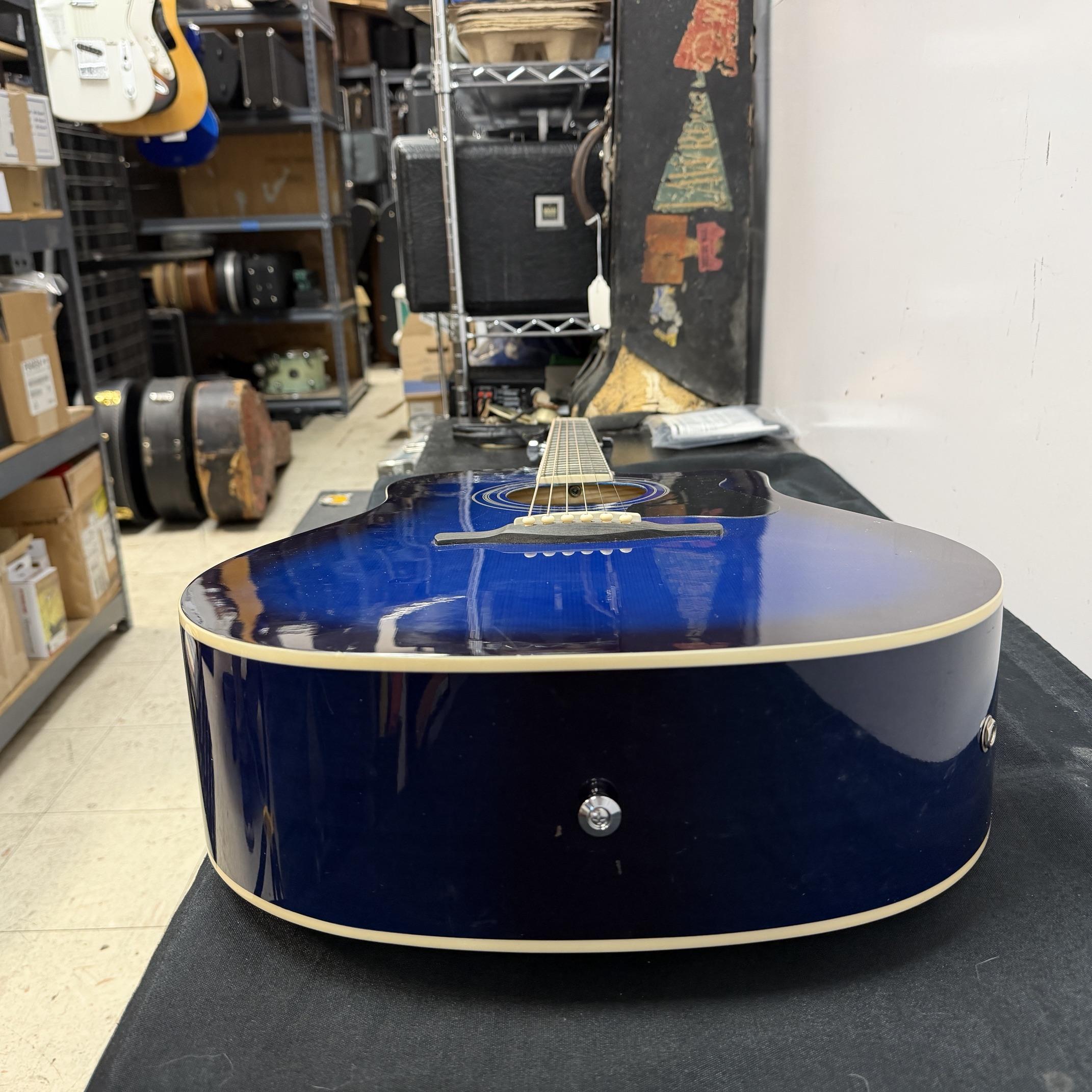 Used Ibanez V70CE-TBS Acoustic Electric Guitar Transparent Blue Sunburst - Image 22