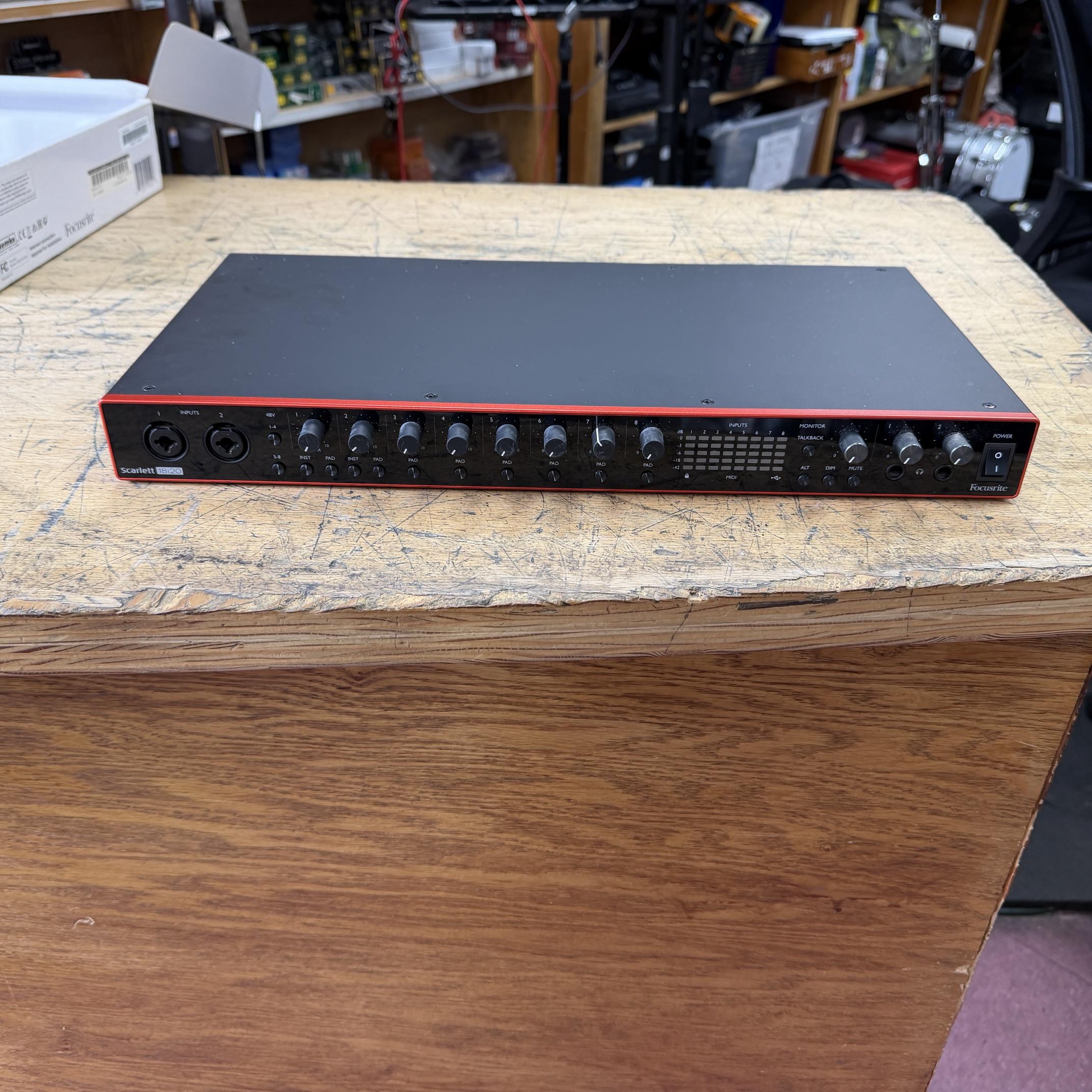 Focusrite Scarlett 18i20 3rd Gen USB Audio Interface with Original Box and Rack Ears - Image 2