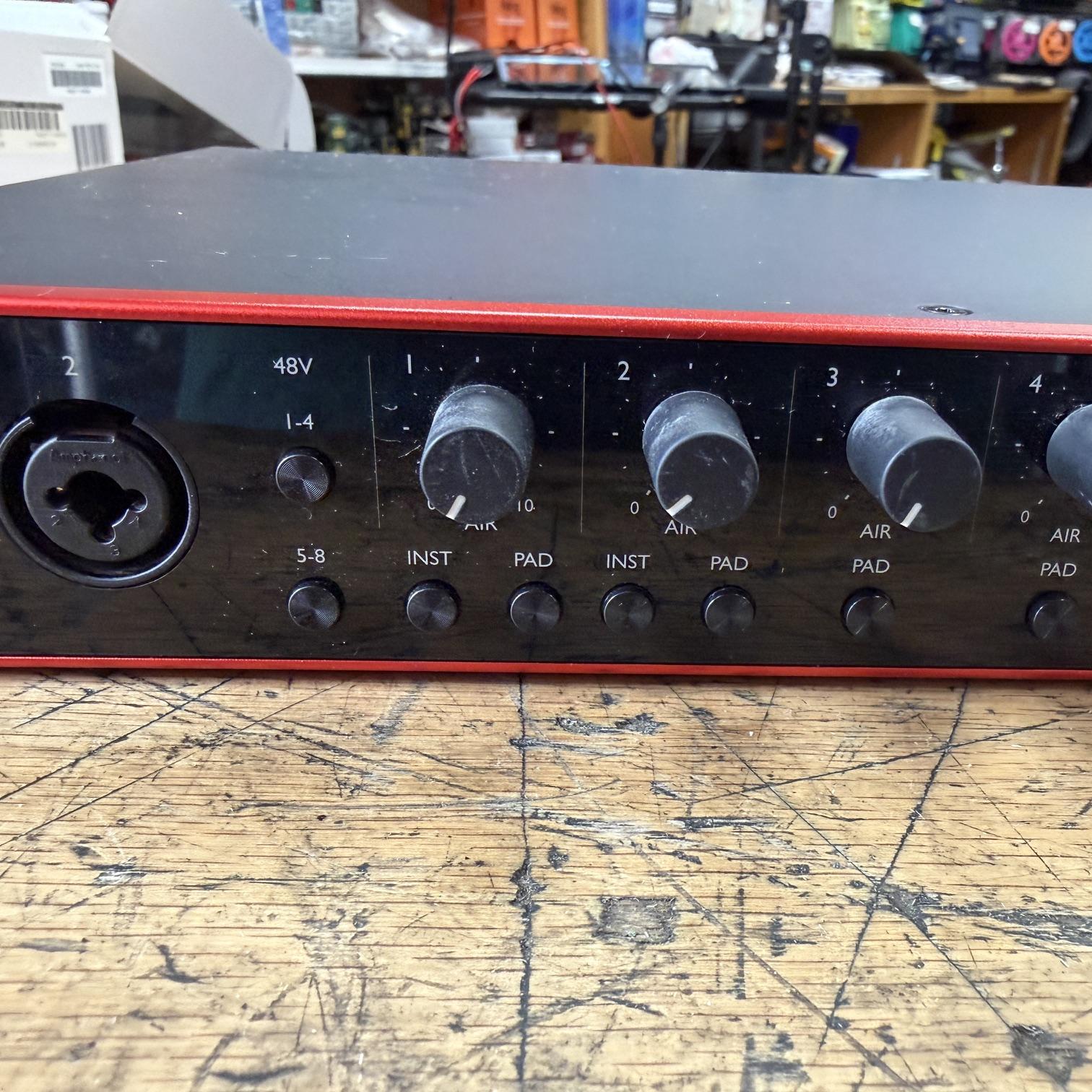 Focusrite Scarlett 18i20 3rd Gen USB Audio Interface with Original Box and Rack Ears - Image 4