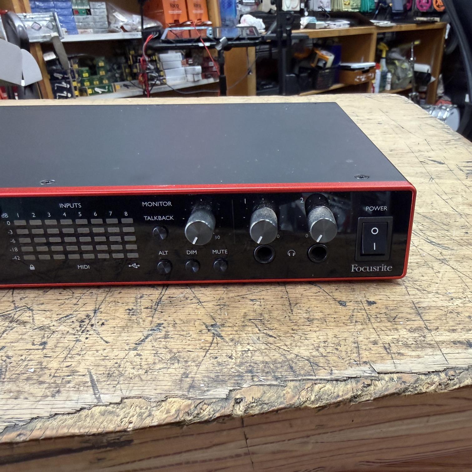 Focusrite Scarlett 18i20 3rd Gen USB Audio Interface with Original Box and Rack Ears - Image 7