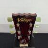 Used Vintage V100 Lemon Drop Les Paul-style Singlecut Electric Guitar with Wilkinson Pickups and Case - Image 3