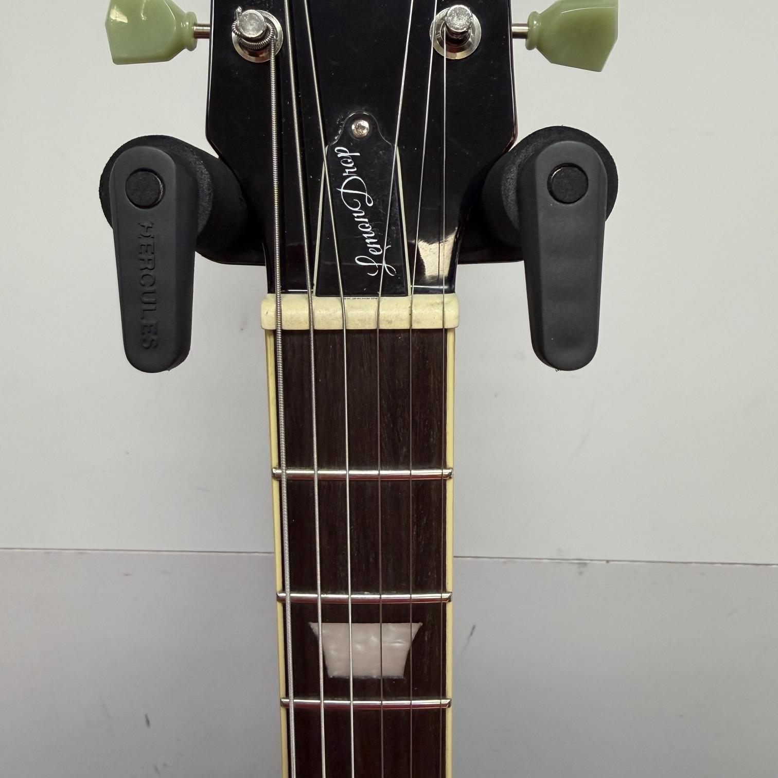 Used Vintage V100 Lemon Drop Les Paul-style Singlecut Electric Guitar with Wilkinson Pickups and Case - Image 5