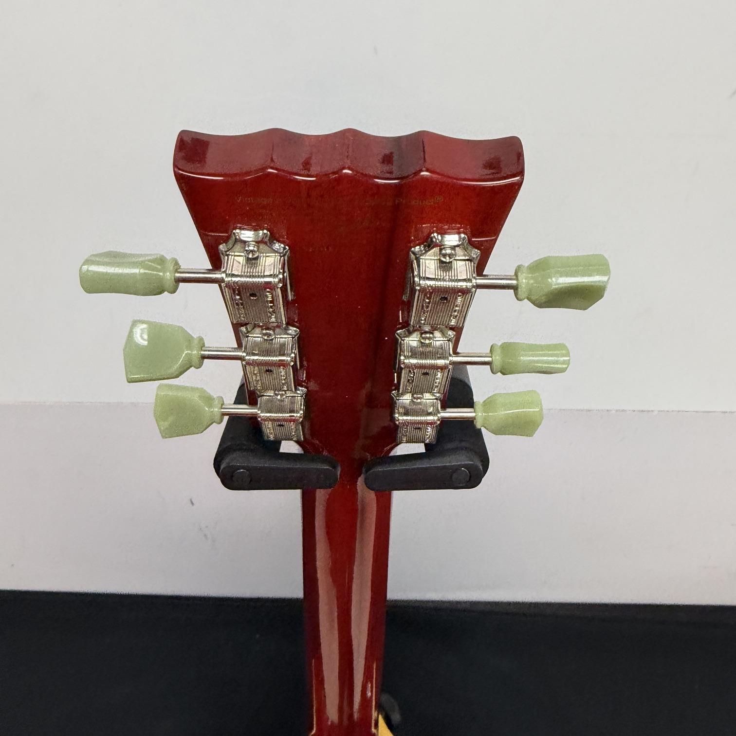 Used Vintage V100 Lemon Drop Les Paul-style Singlecut Electric Guitar with Wilkinson Pickups and Case - Image 16