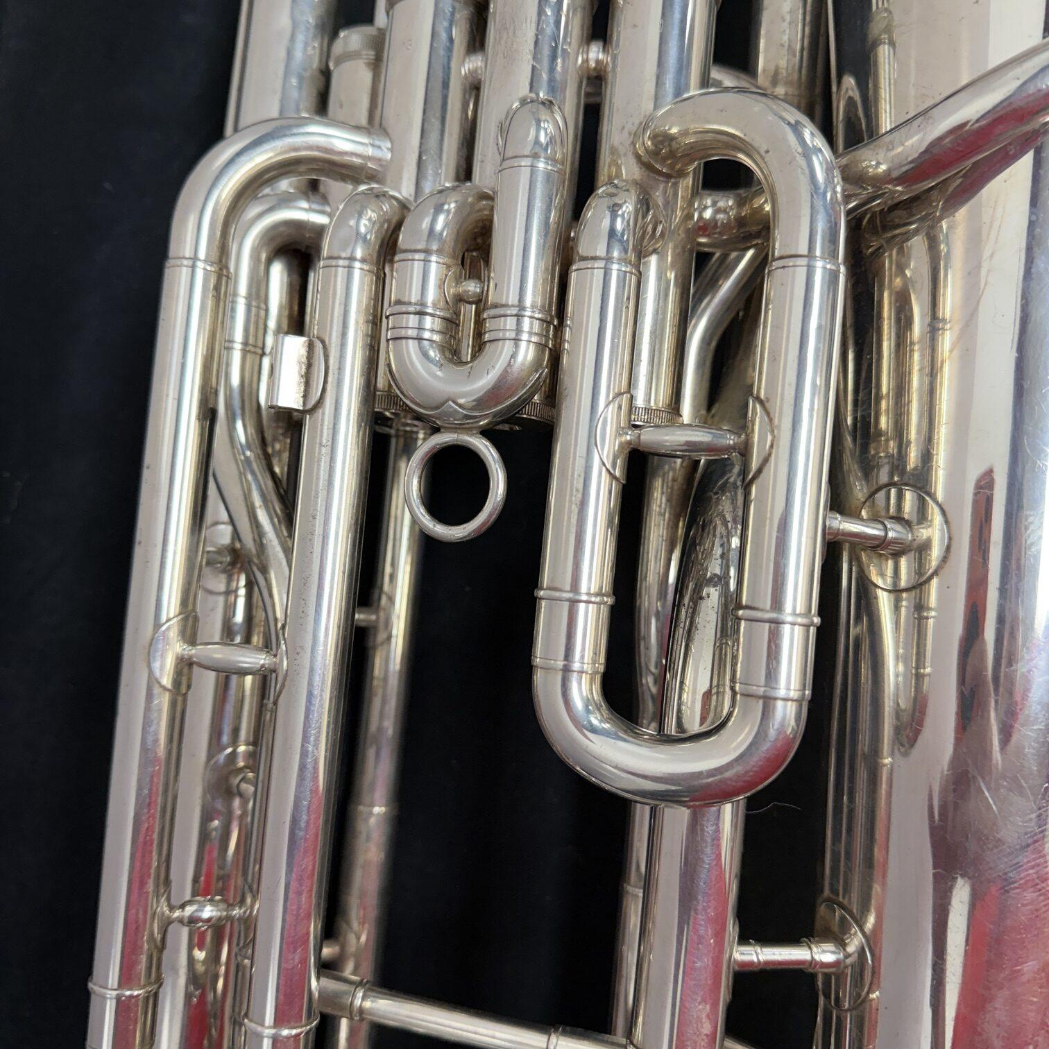 Used Yamaha YEP-321 Silver 4-Valve Bb Euphonium with SKB 375 Case Just Serviced - Image 8