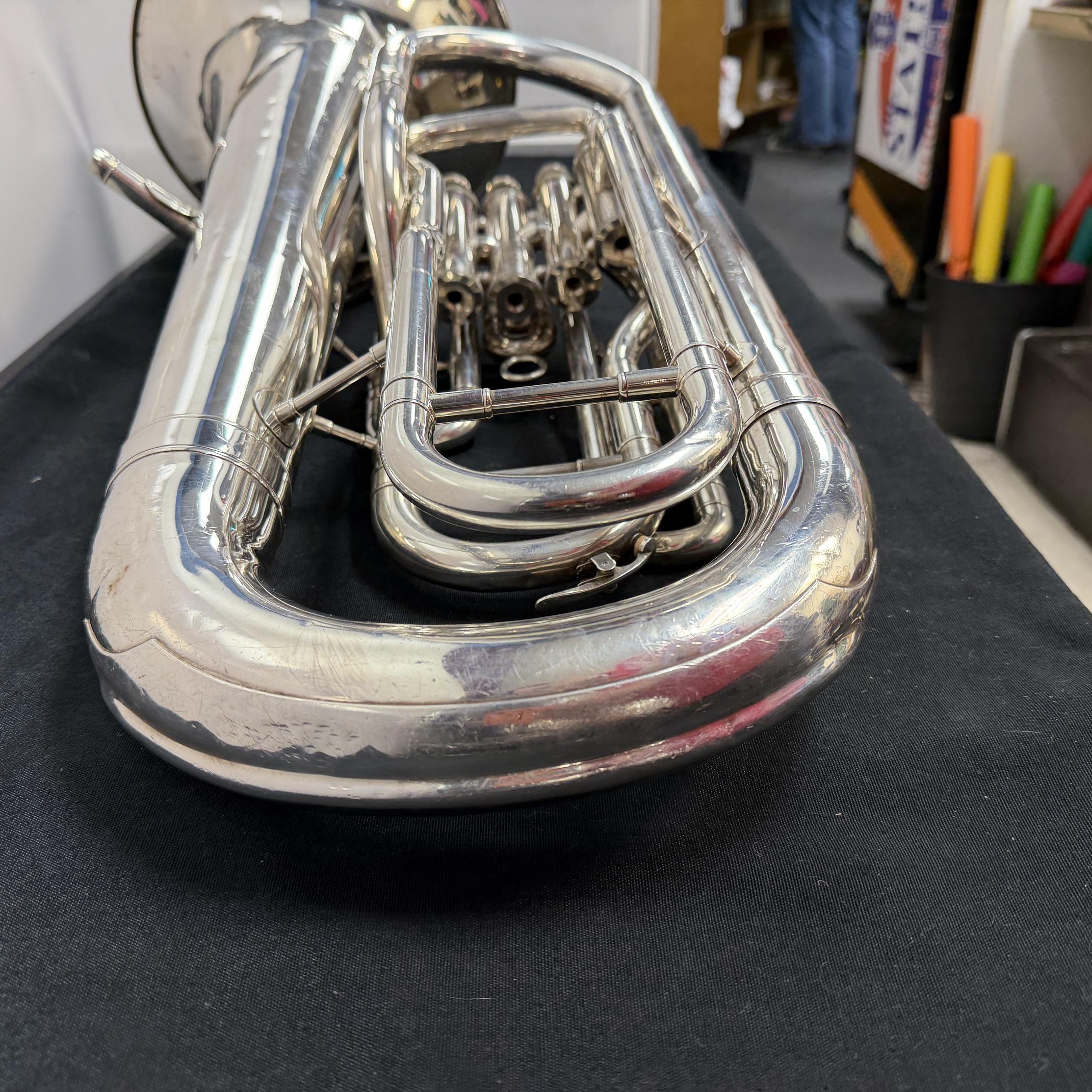 Used Yamaha YEP-321 Silver 4-Valve Bb Euphonium with SKB 375 Case Just Serviced - Image 18