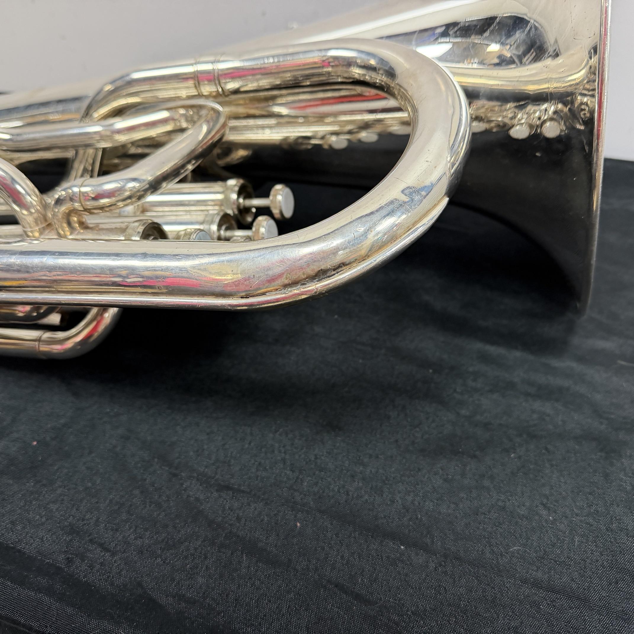 Used Yamaha YEP-321 Silver 4-Valve Bb Euphonium with SKB 375 Case Just Serviced - Image 19