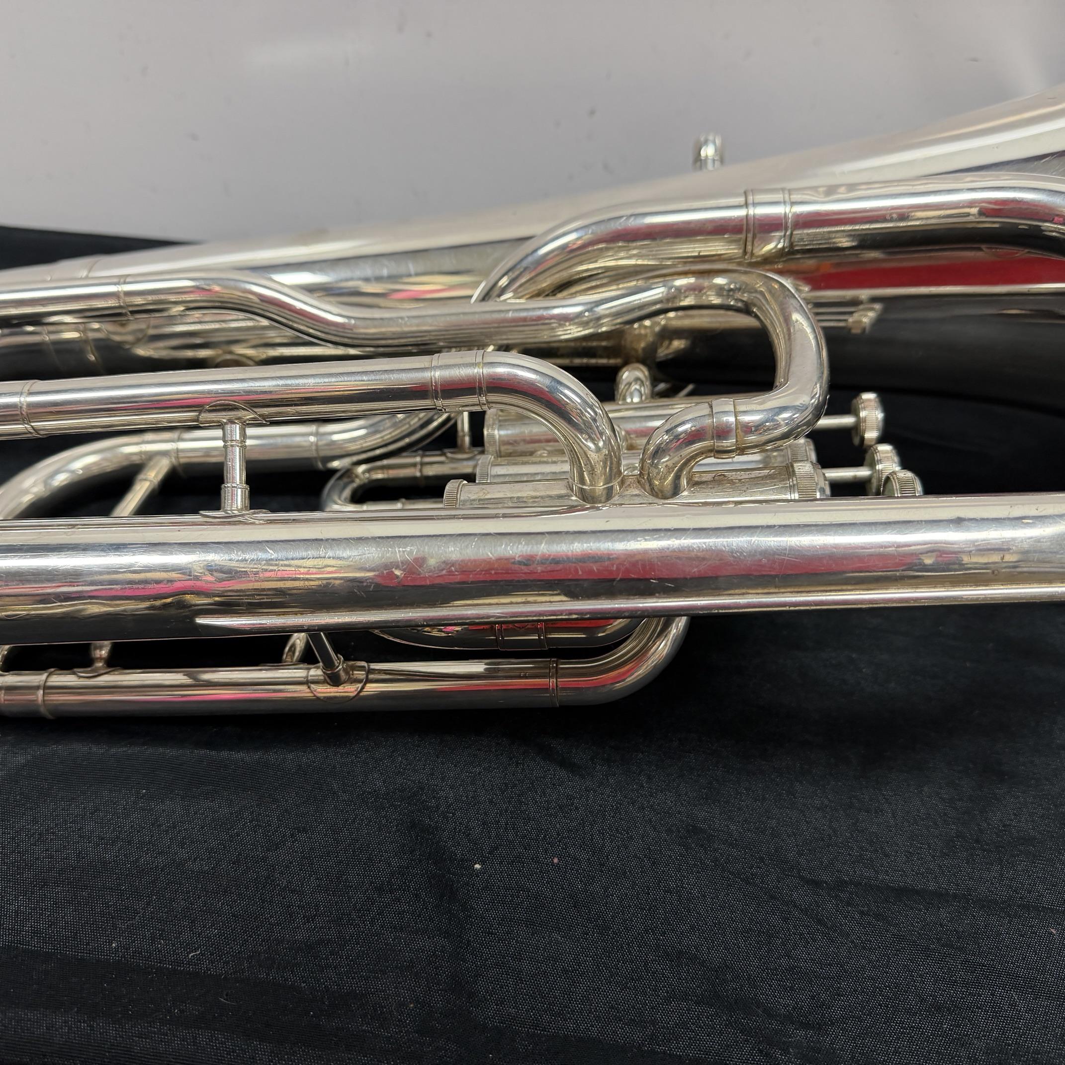 Used Yamaha YEP-321 Silver 4-Valve Bb Euphonium with SKB 375 Case Just Serviced - Image 20