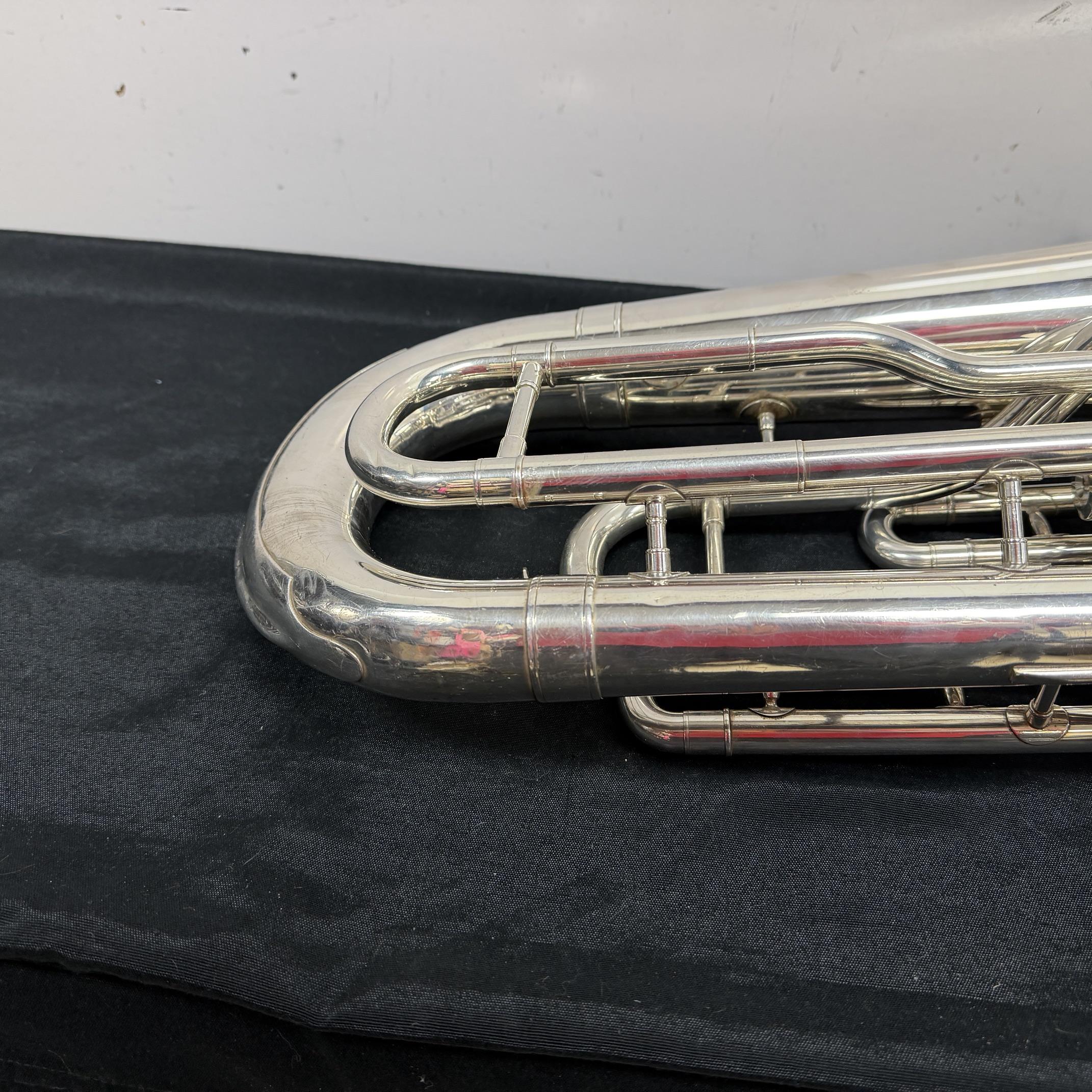 Used Yamaha YEP-321 Silver 4-Valve Bb Euphonium with SKB 375 Case Just Serviced - Image 21