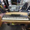 Used Roland FP-4F Digital Piano Keyboard 88-Key Weighted Key with AC Adapter Music Stand